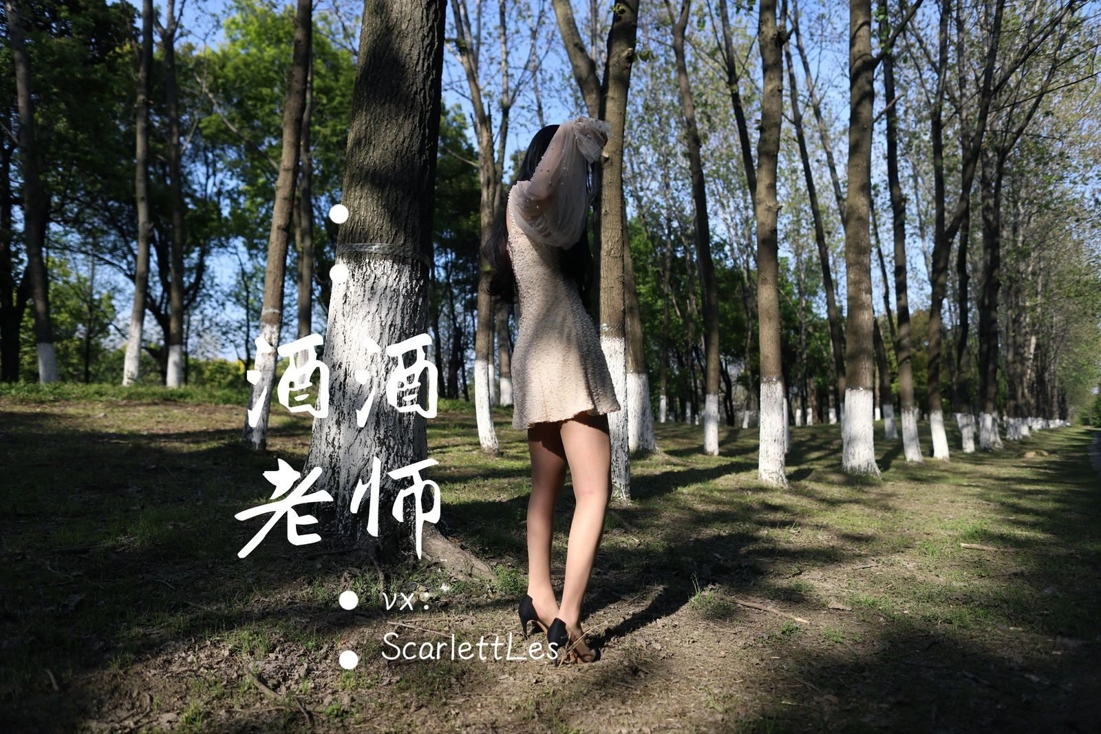 酒酒老师 – 开裆丝的别样情趣插图4