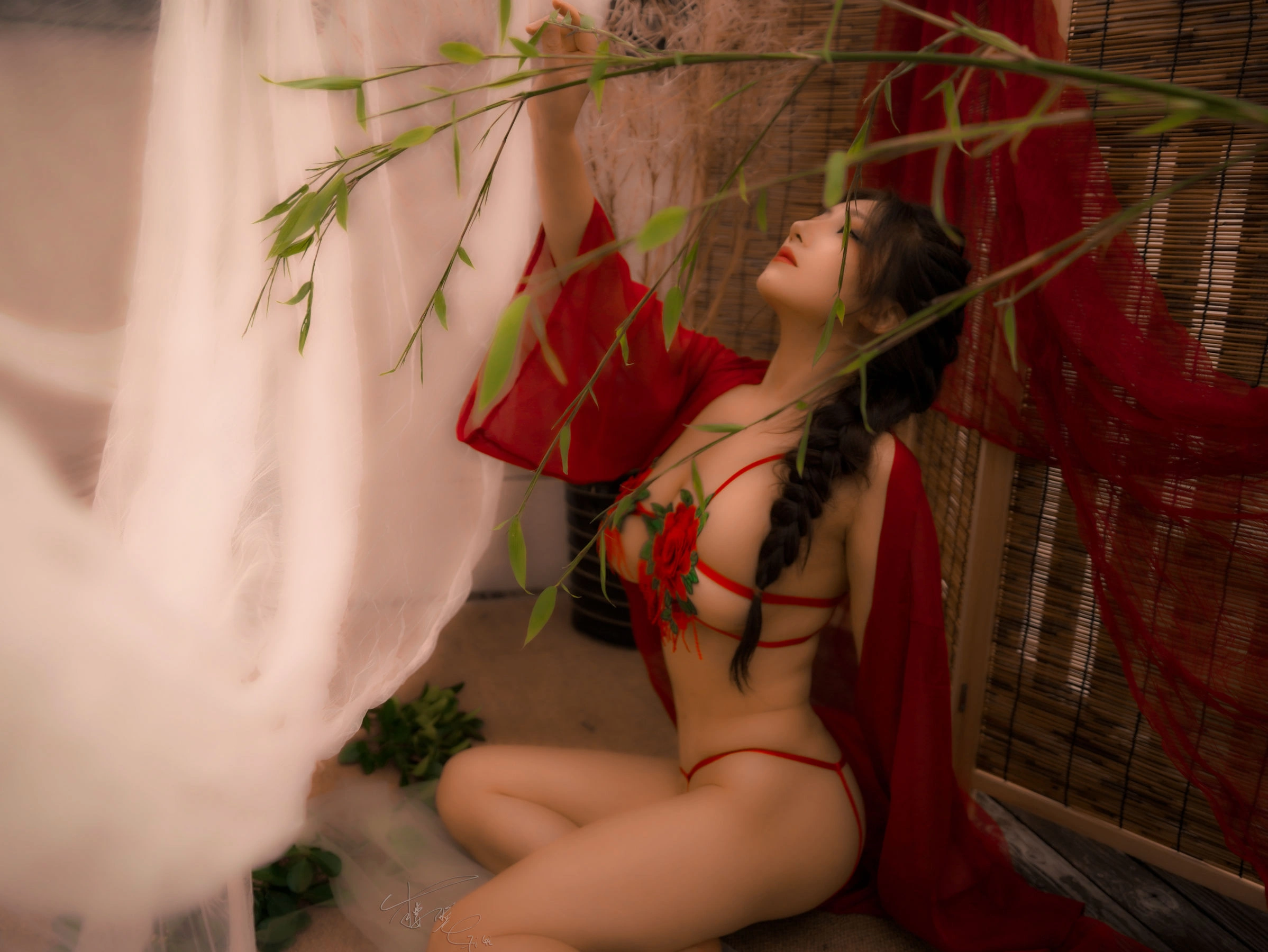 网络红人樱晚gigi – 胭花插图