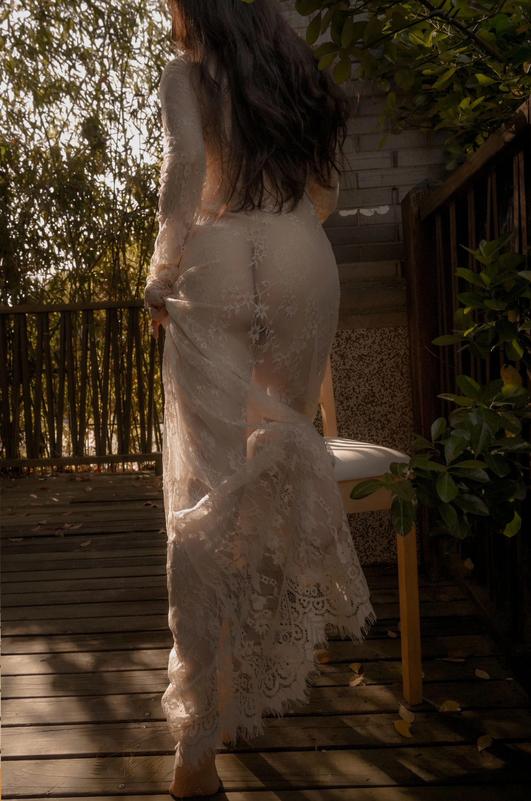 网络红人樱晚gigi – 听日落时插图3