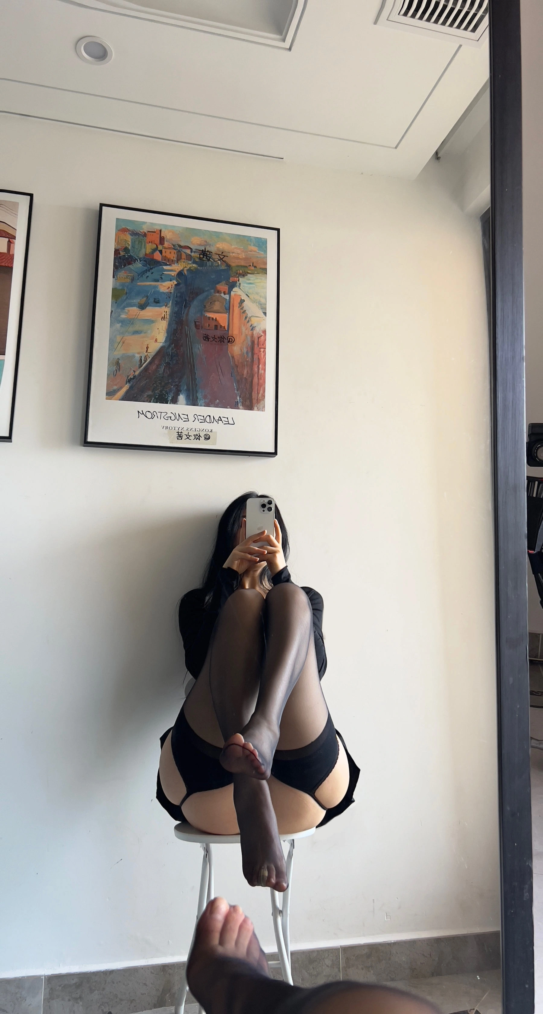 Cool文茜 – 吊带黑色插图1