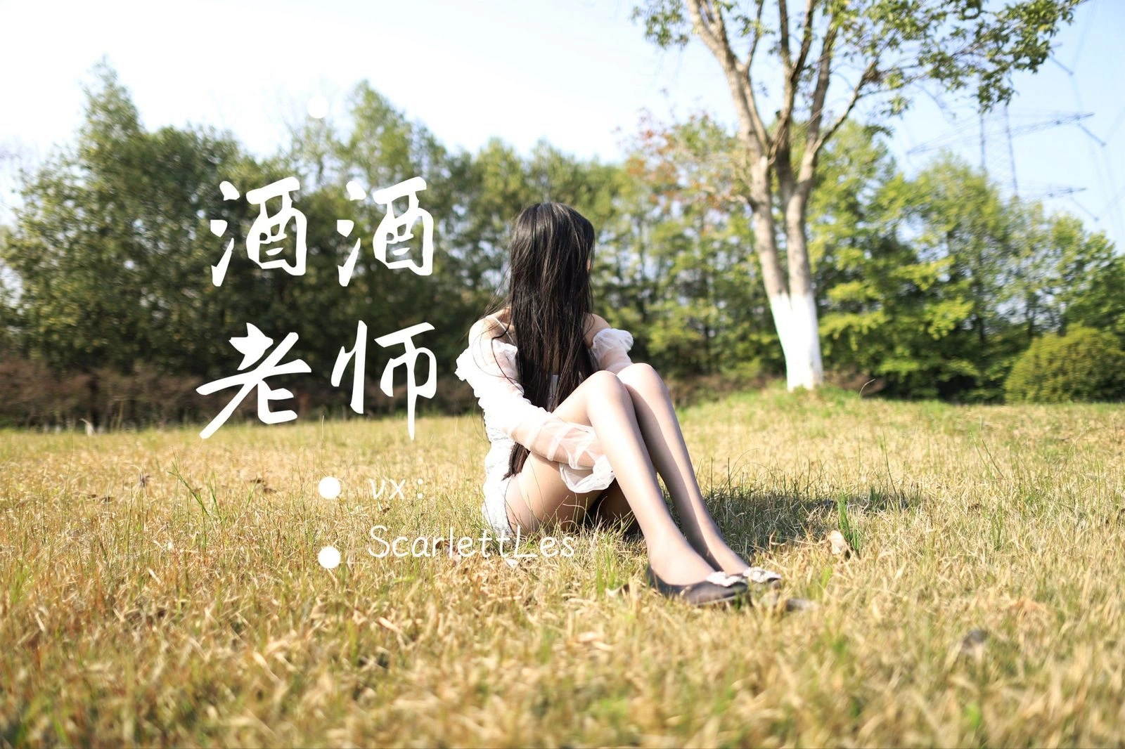 酒酒老师 – blingbling，灰丝诱人插图4