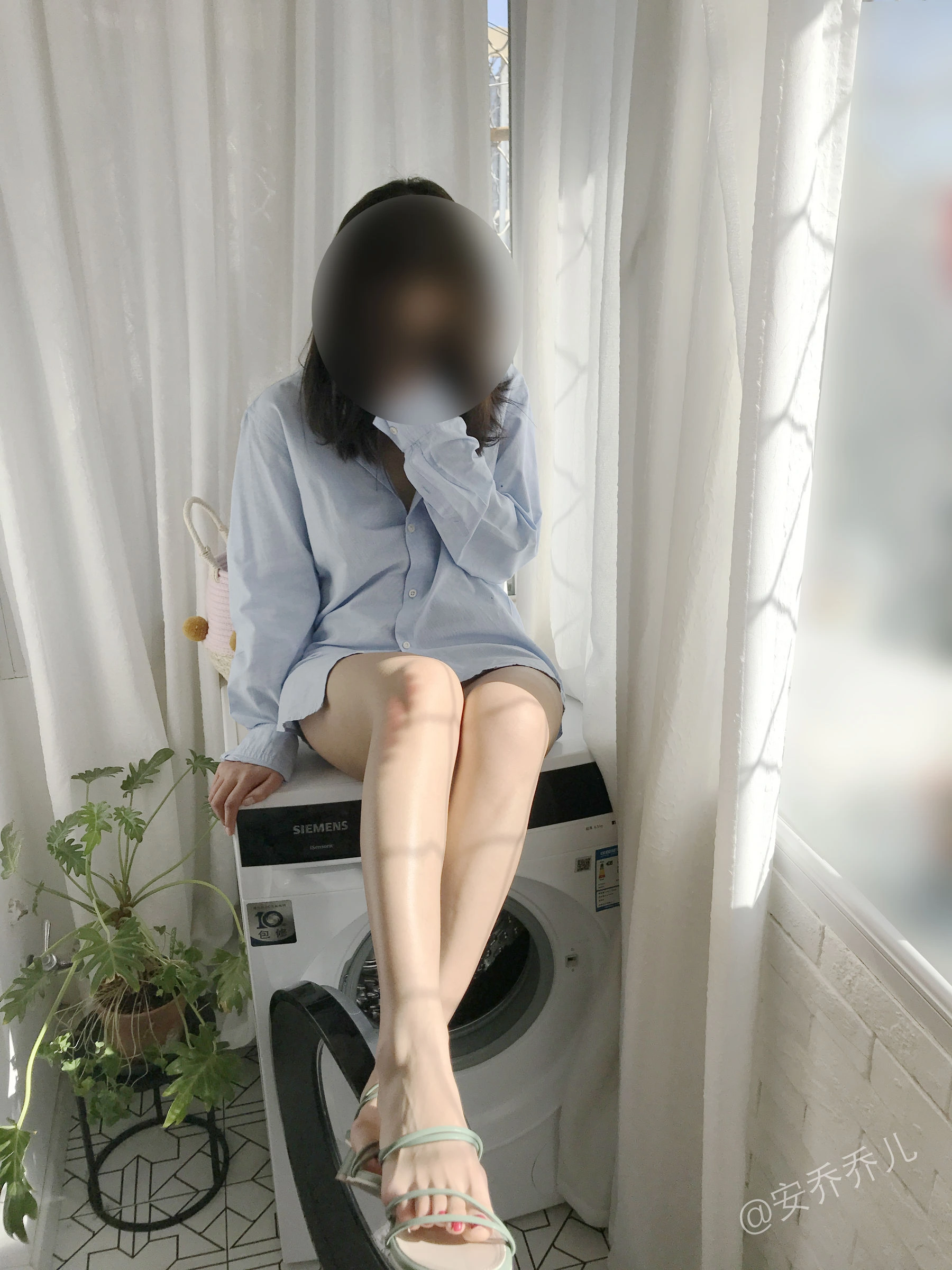 安乔乔儿(Nia乔乔) No.016 阳台洗衣房插图75