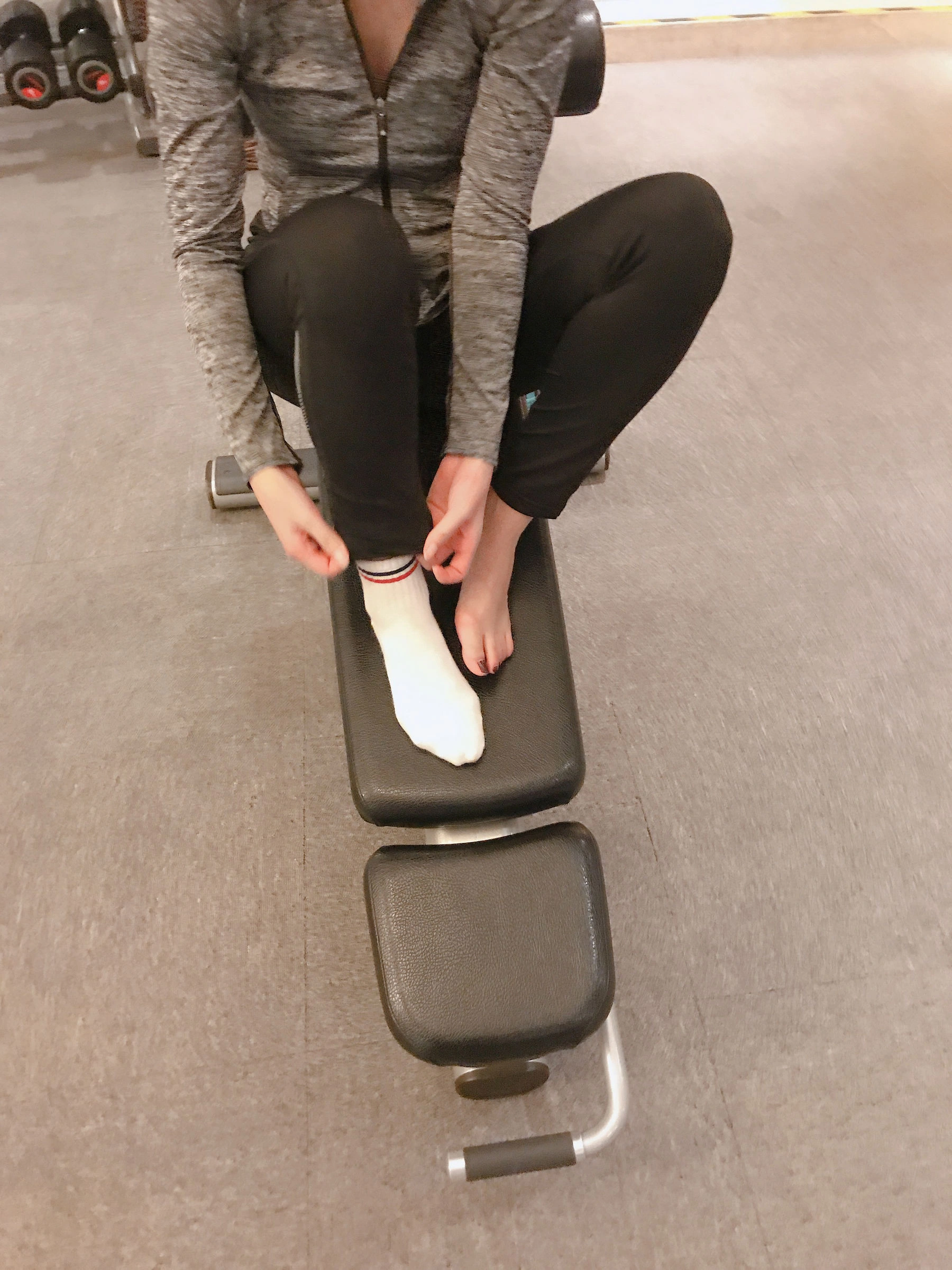 安乔乔儿(Nia乔乔) No.019 健身房白袜插图120