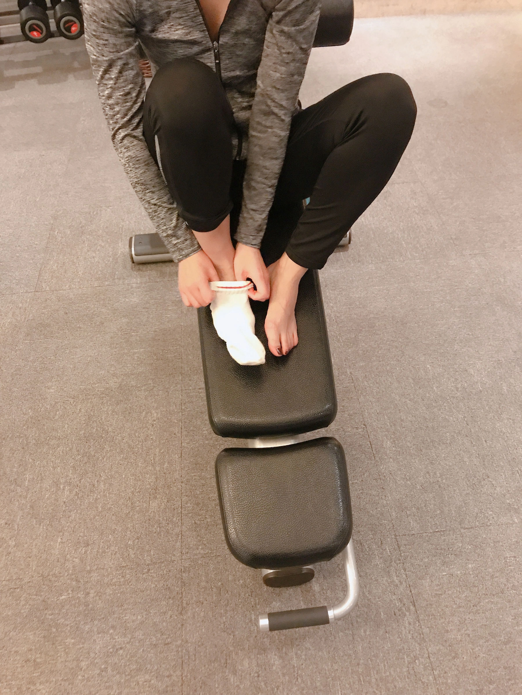 安乔乔儿(Nia乔乔) No.019 健身房白袜插图119