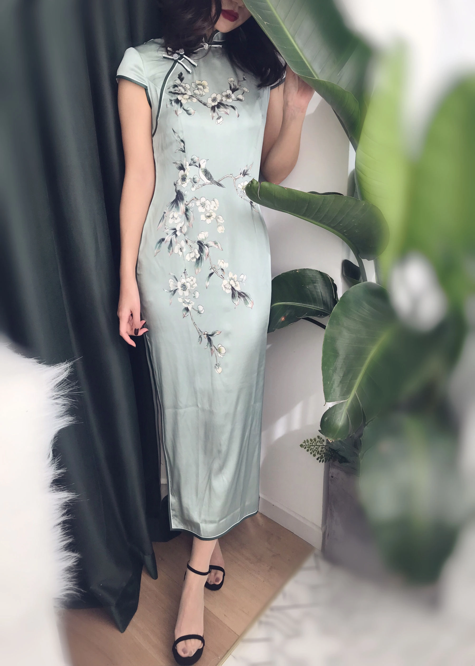 安乔乔儿(Nia乔乔) No.017 安乔乔儿 黑丝旗袍插图101