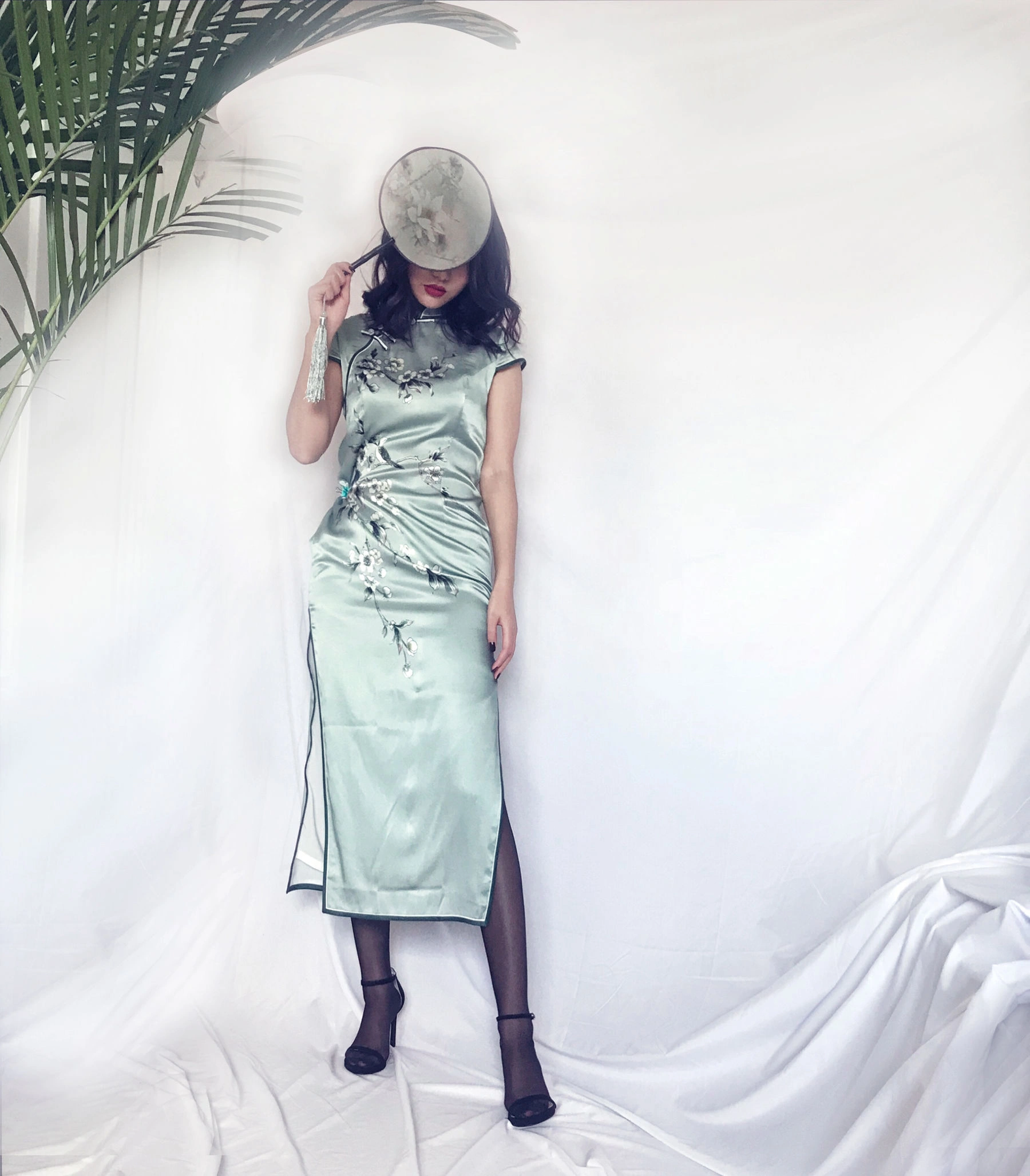 安乔乔儿(Nia乔乔) No.017 安乔乔儿 黑丝旗袍插图100