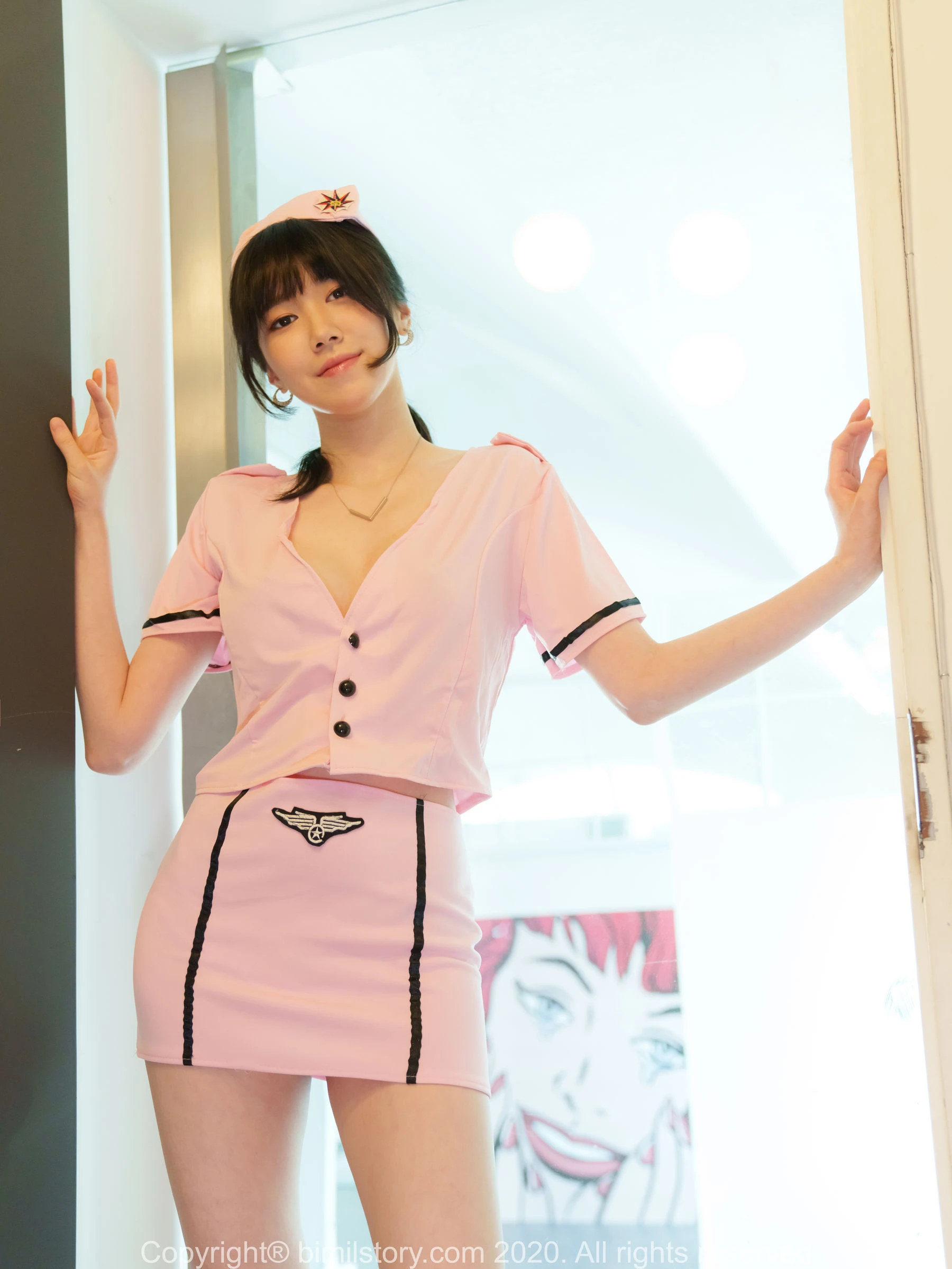 [Bimilstory] Nara – Vol.21 Fantasy Uniform girls Hot break time插图6