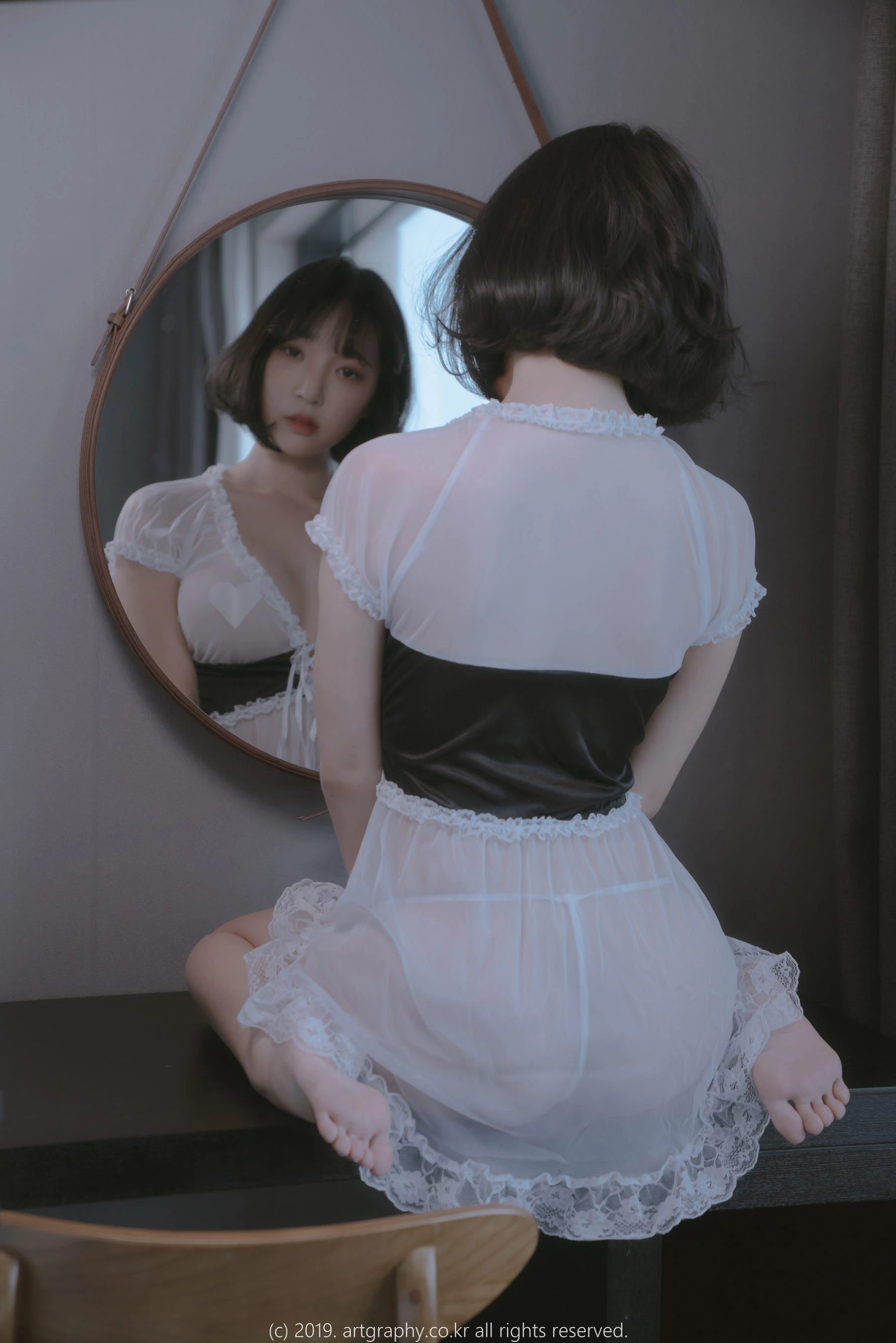 [ARTGRAVIA] VOL.069 姜仁卿 – 透视睡衣+古典红色睡袍插图3