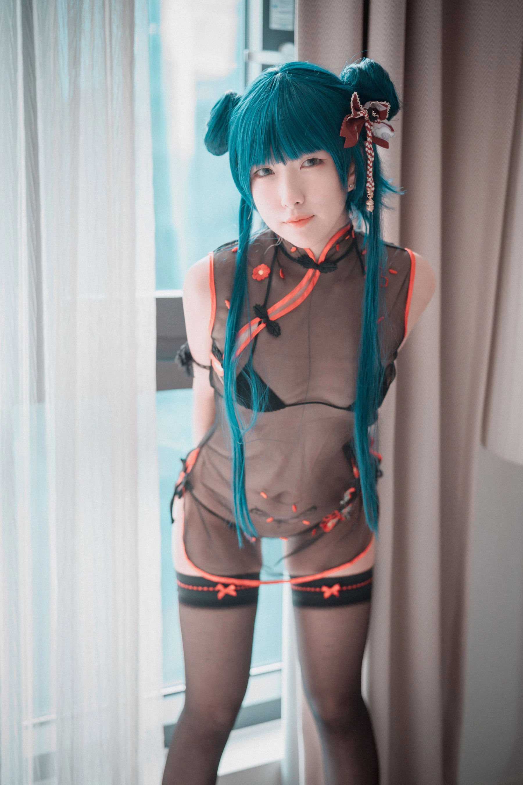 [DJAWA] Sonson – Sheer Qipao Girl插图4