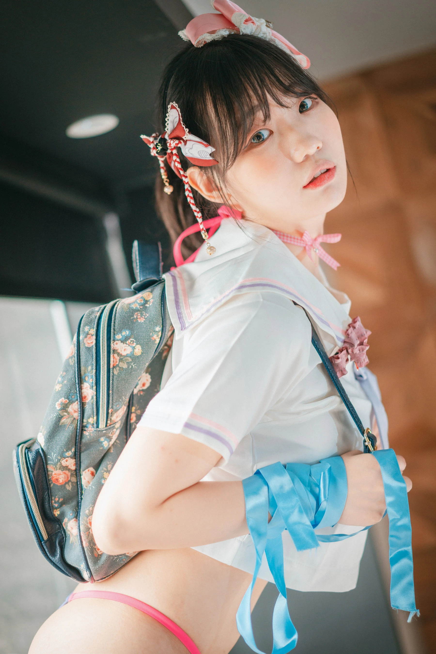 [DJAWA] Mimmi – Mochilero en Violeta 写真套图插图2