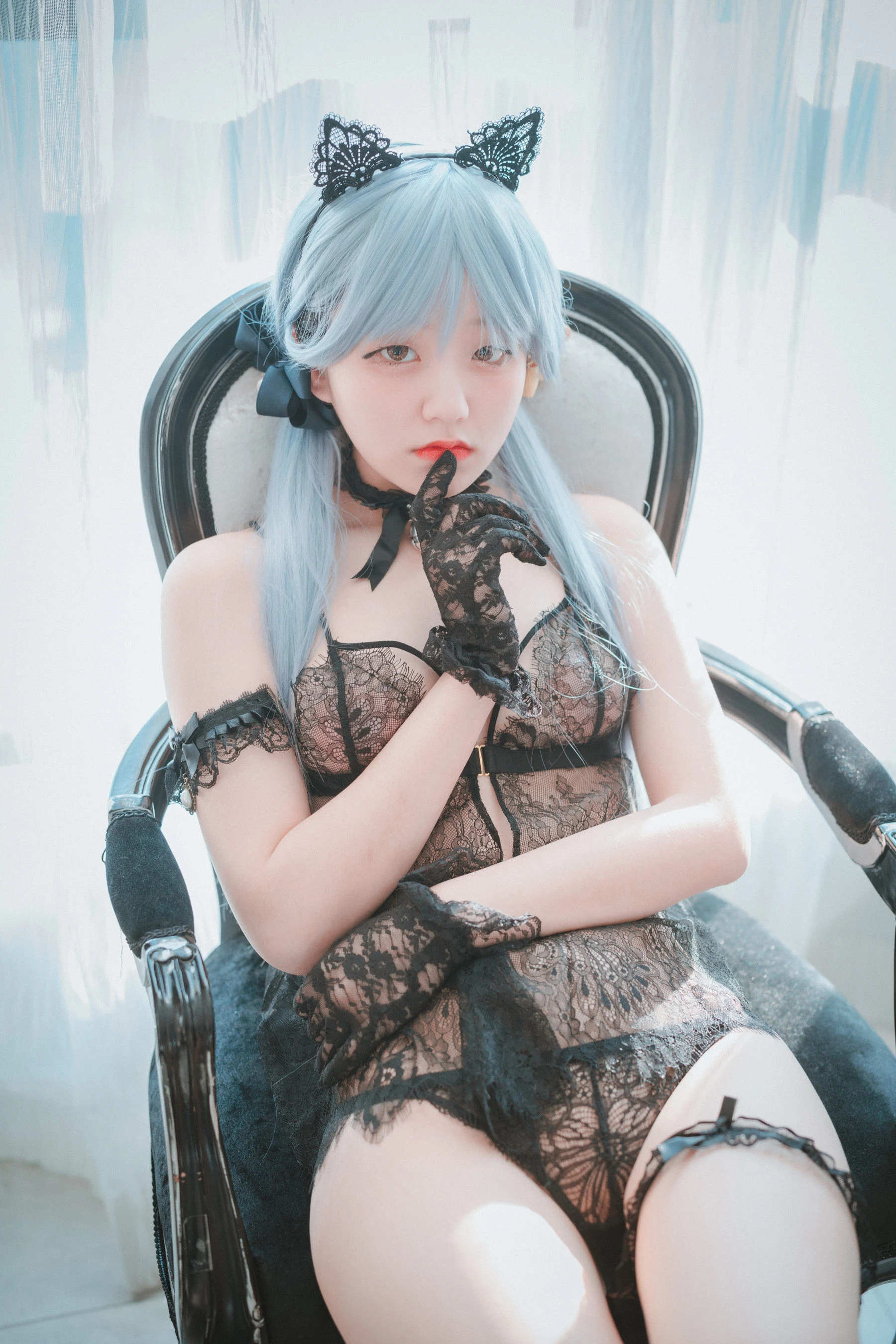 [DJAWA] Jenny – Schwarz und Weiß Katzenmädchen插图6