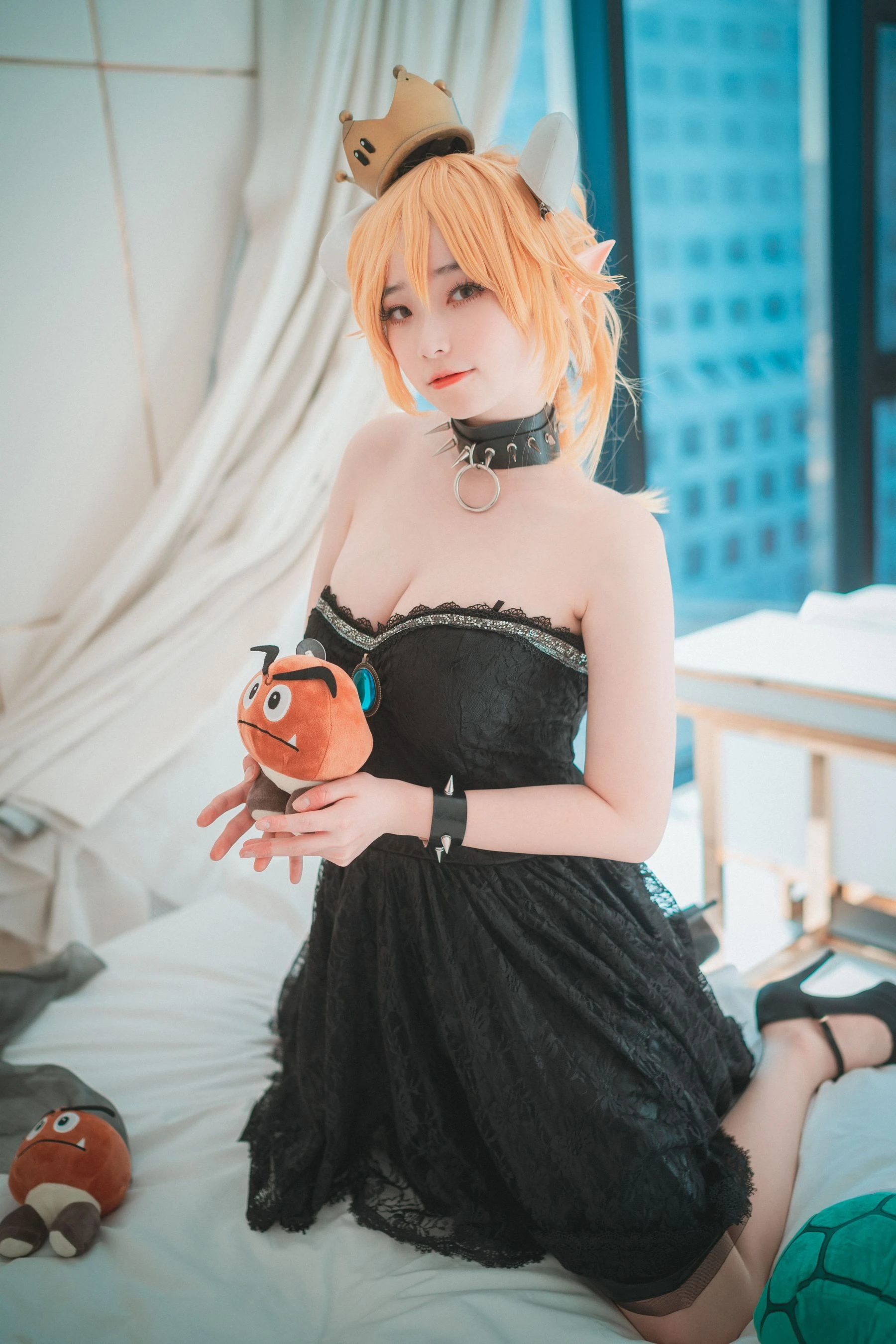 [DJAWA] BamBi – Halloween with Bowsette 写真套图插图4