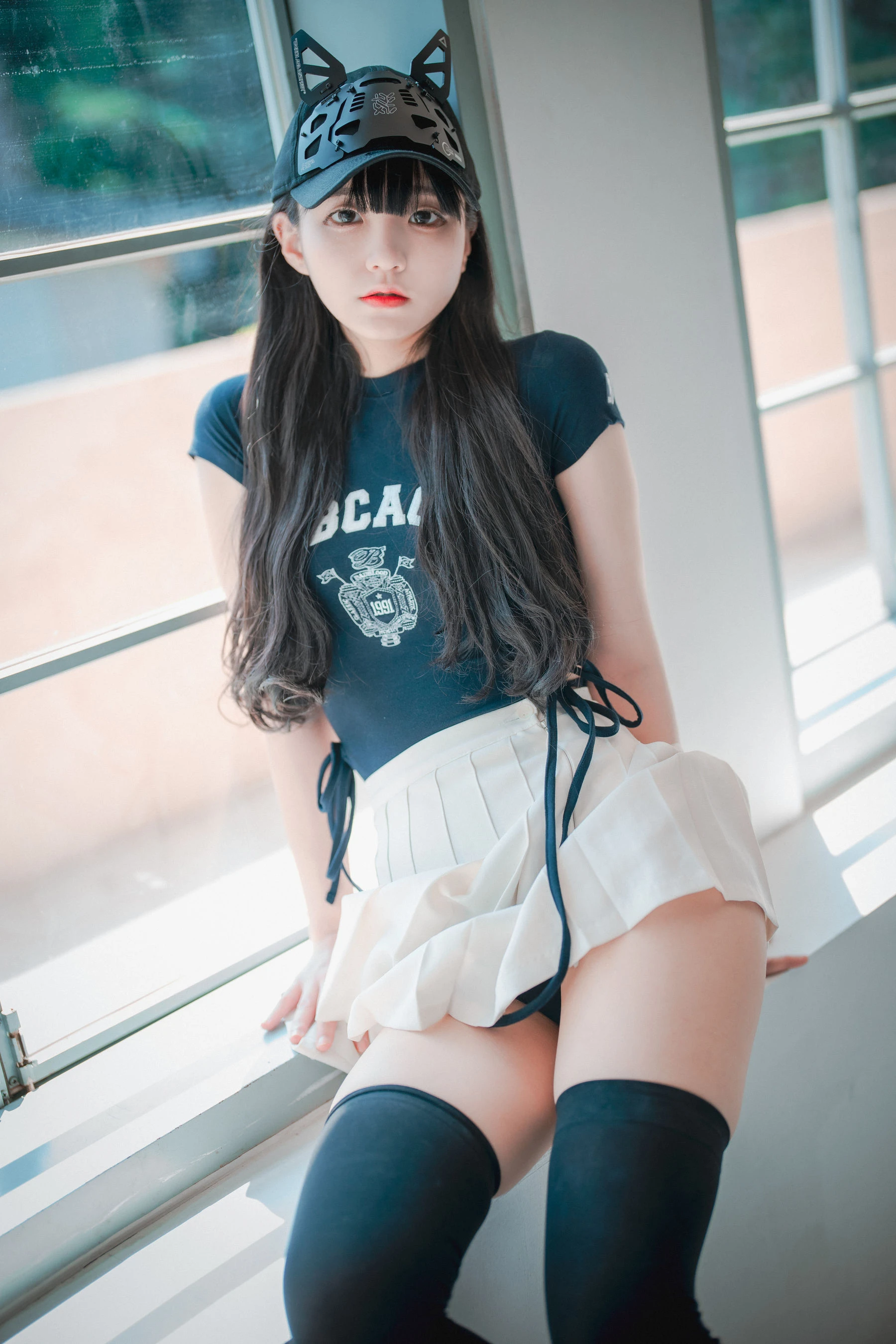 [DJAWA] Jeong Jenny – Classic Athletic Girl in Navy Blue插图7