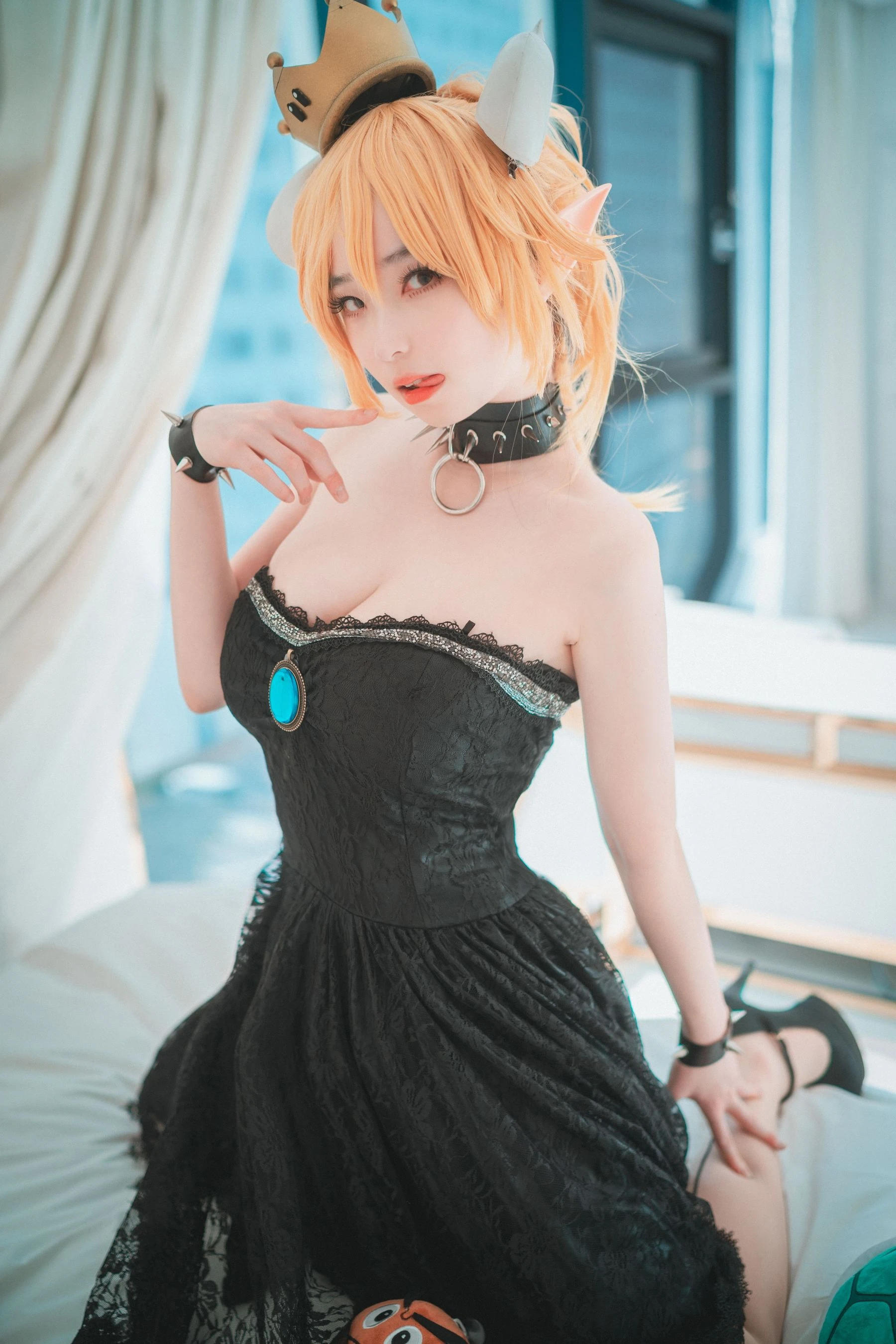 [DJAWA] BamBi – Halloween with Bowsette 写真套图插图5
