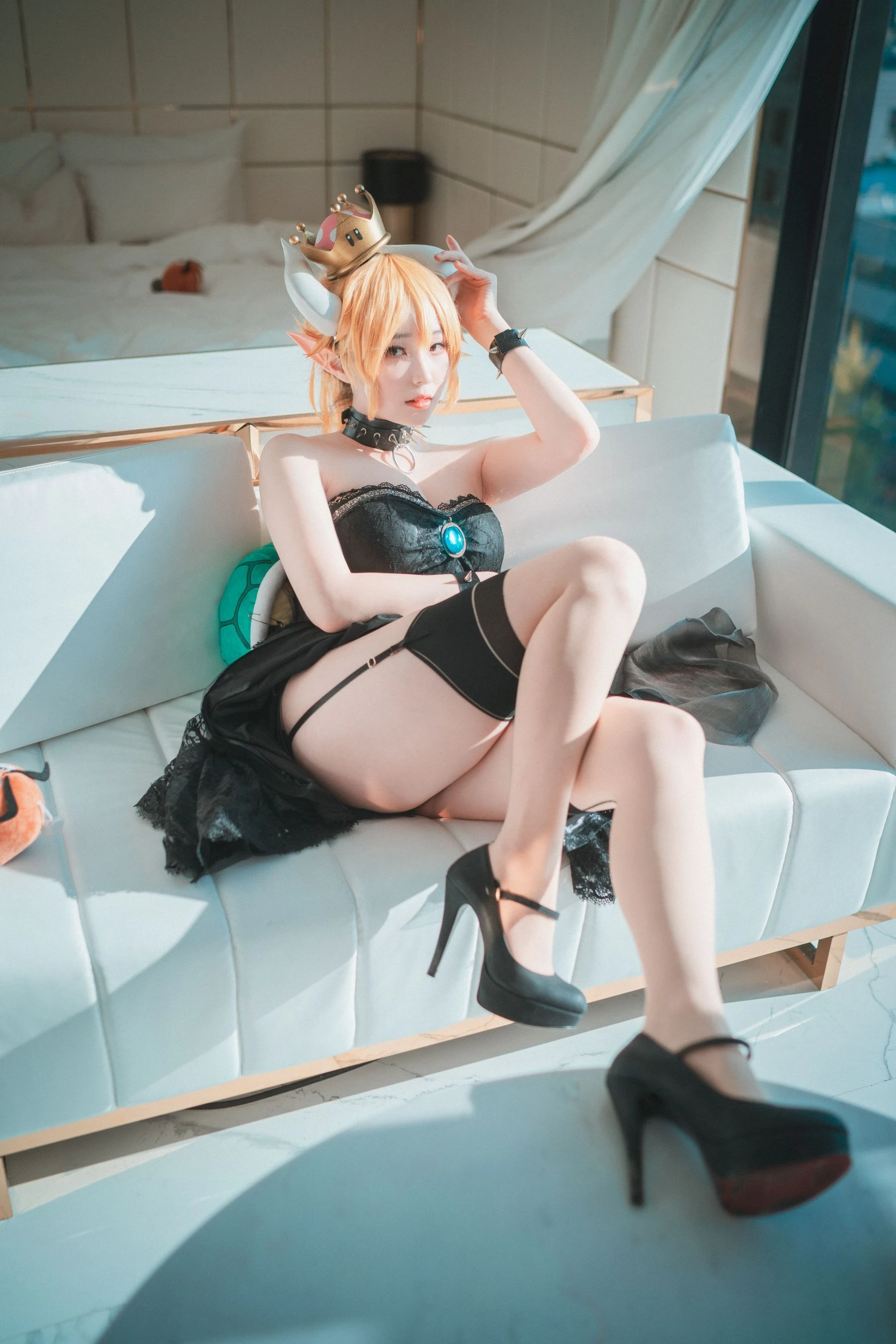 [DJAWA] BamBi – Halloween with Bowsette 写真套图插图6