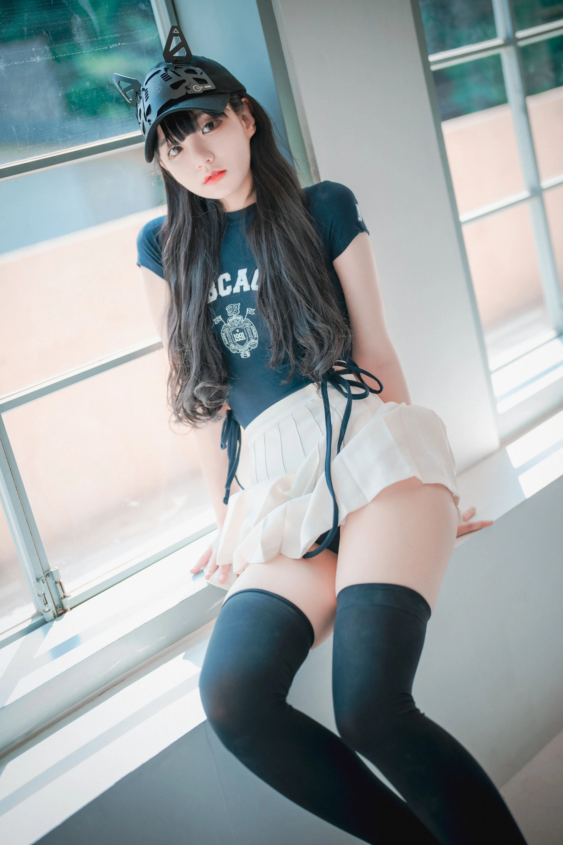 [DJAWA] Jeong Jenny – Classic Athletic Girl in Navy Blue插图6
