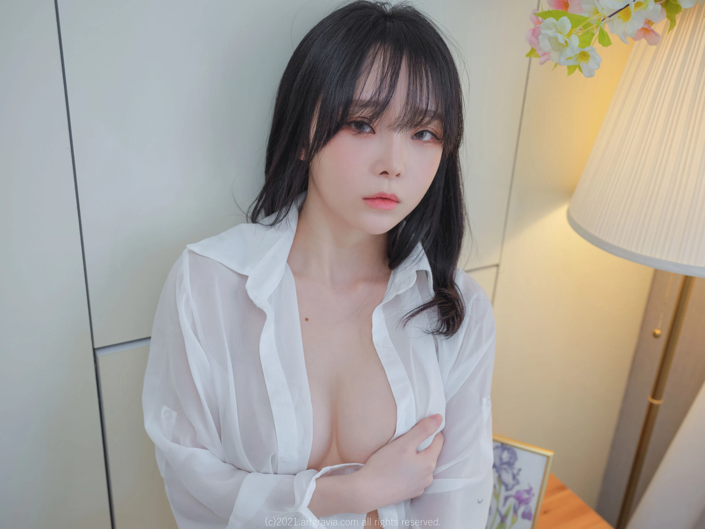 [ARTGRAVIA] VOL.261 Ming Sunha – 白衬衫女友居家诱惑插图7