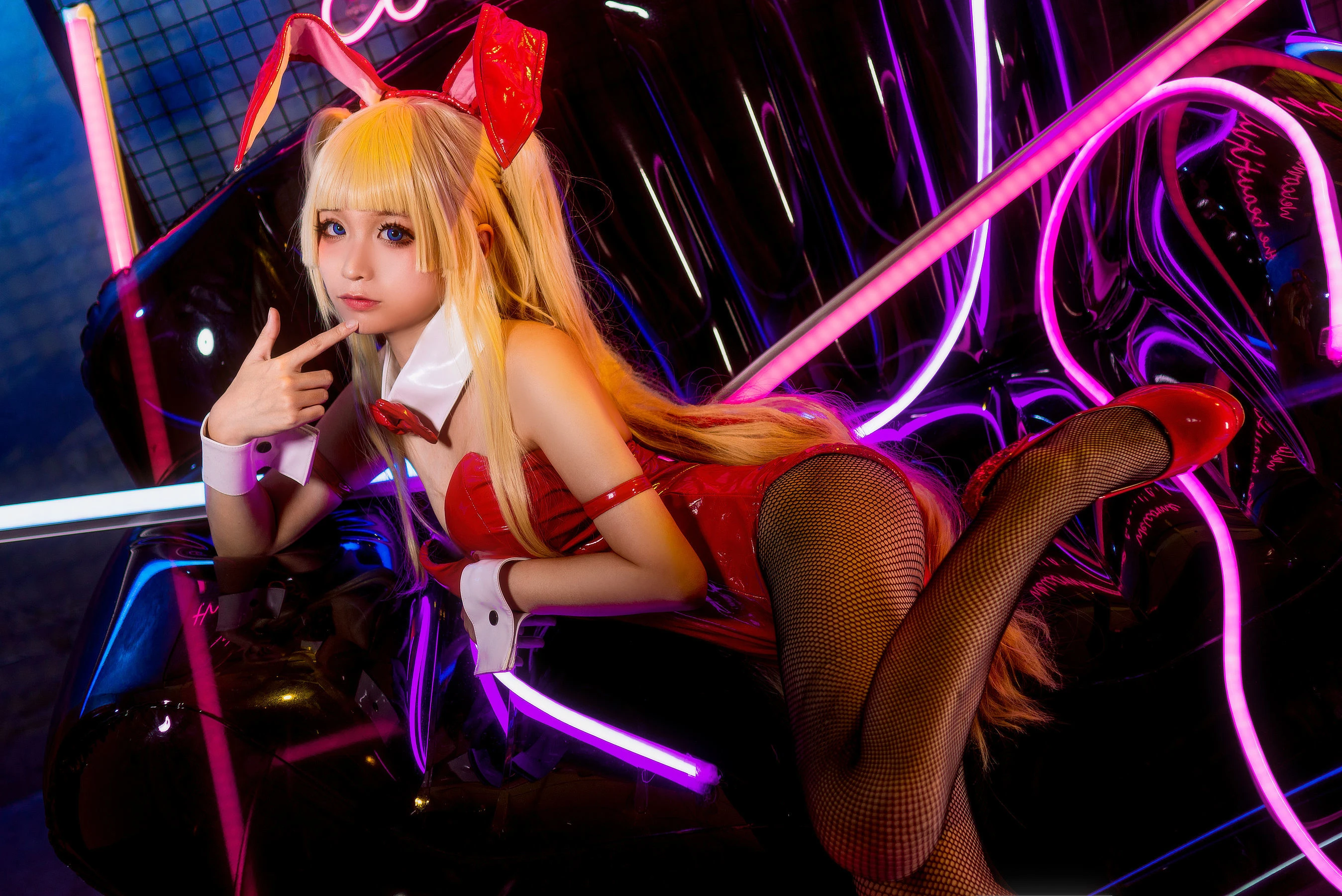 动漫博主蠢沫沫 兔女郎 [35P]插图5