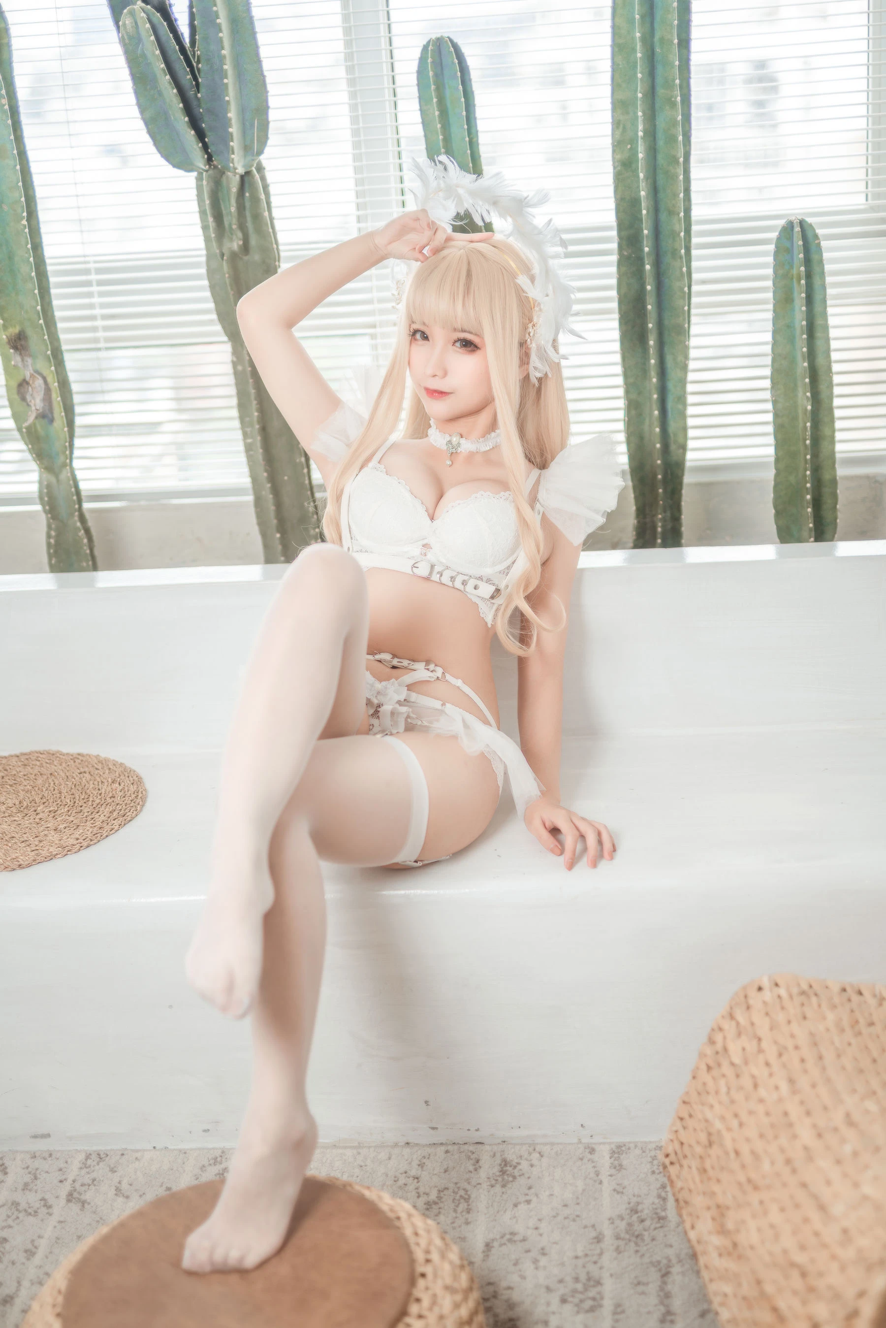 动漫博主蠢沫沫 – 金天使 [40P]插图5