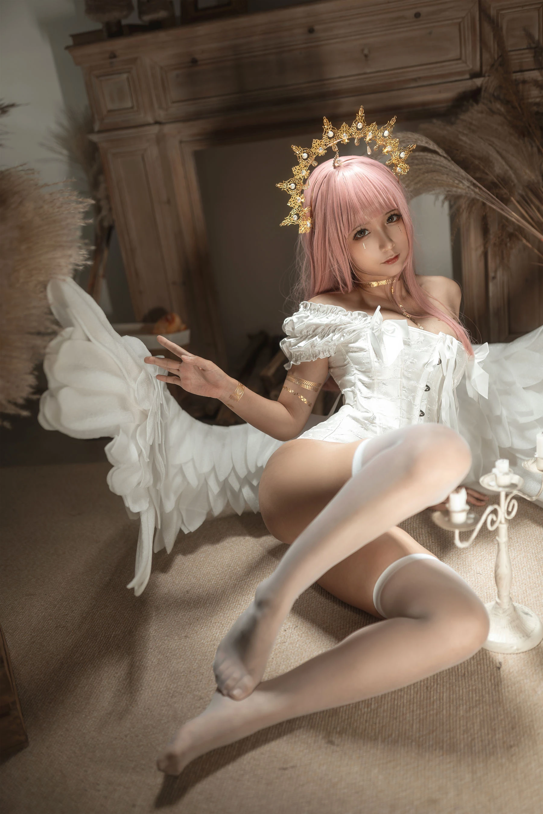 动漫博主蠢沫沫 – 圣天使 [40P]插图1