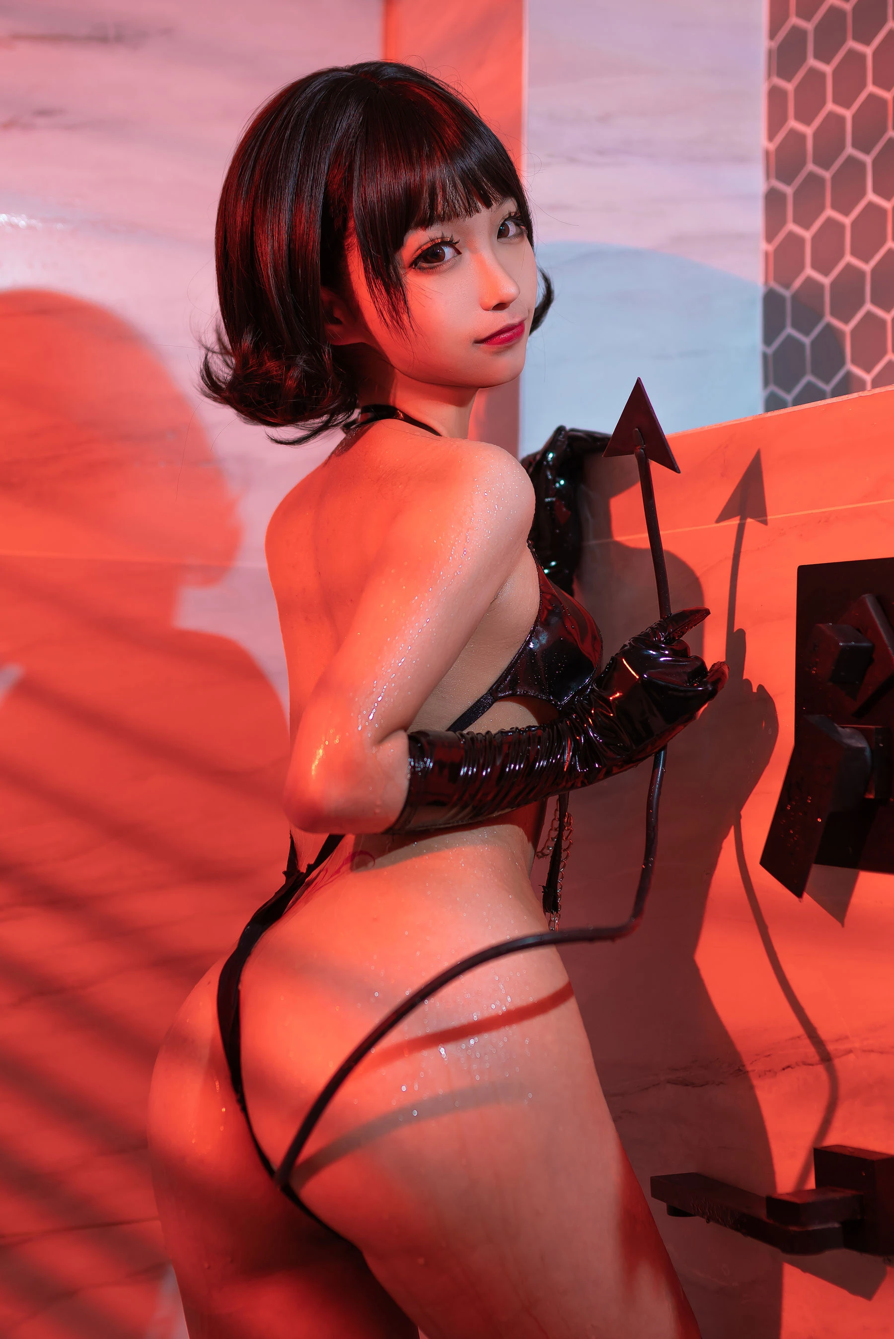 动漫博主蠢沫沫 – 魅魔 [50P]插图3