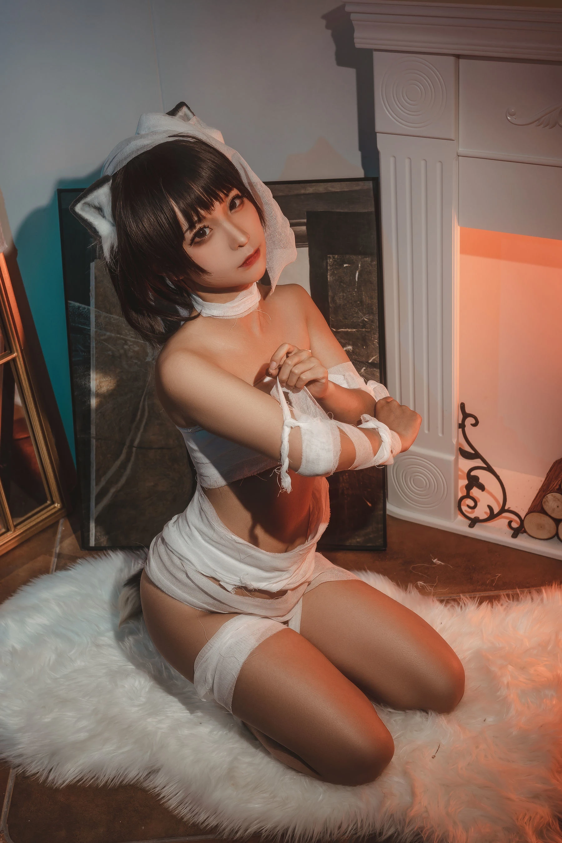 动漫博主蠢沫沫 绷带猫 [40P]插图1