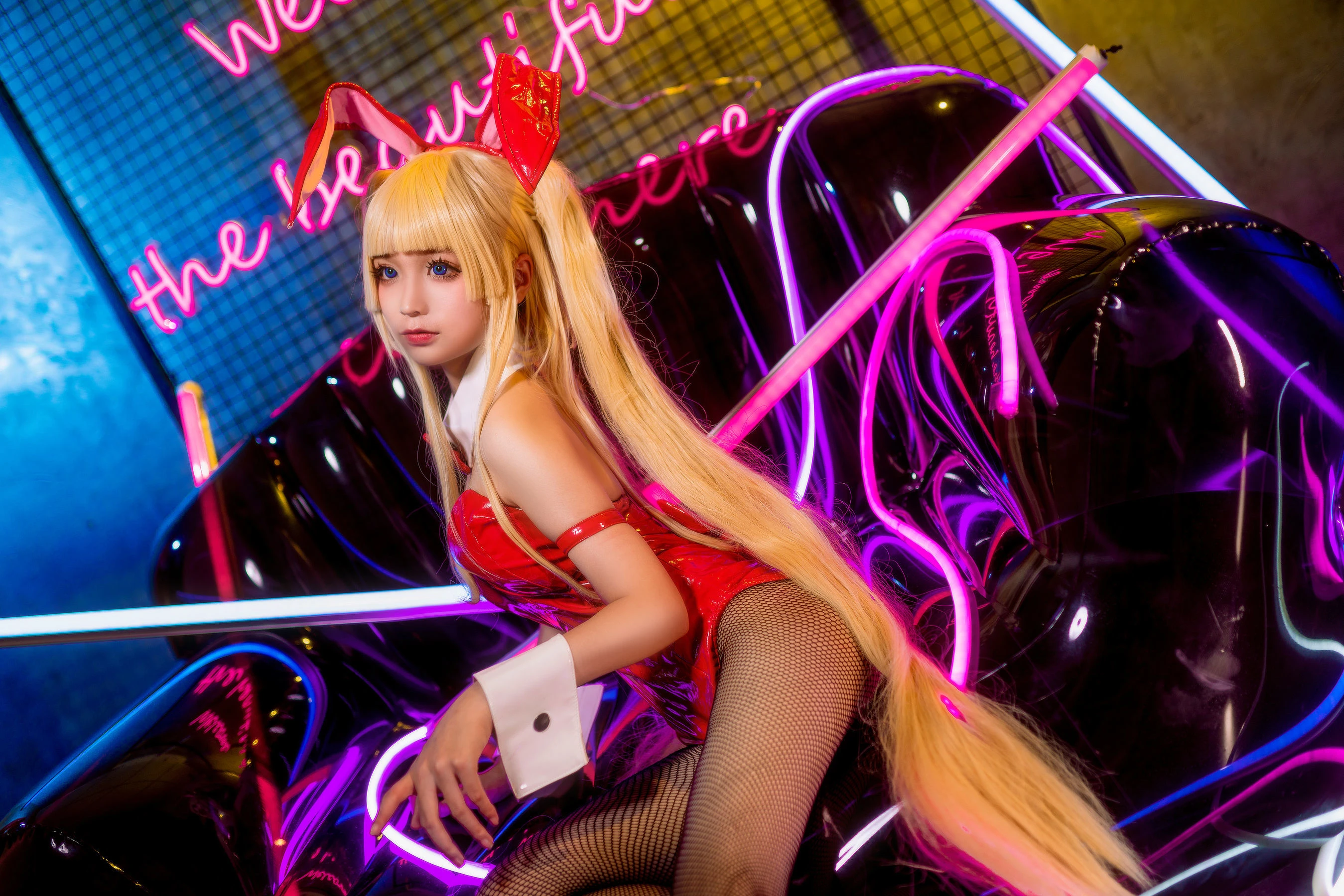 动漫博主蠢沫沫 兔女郎 [35P]插图3