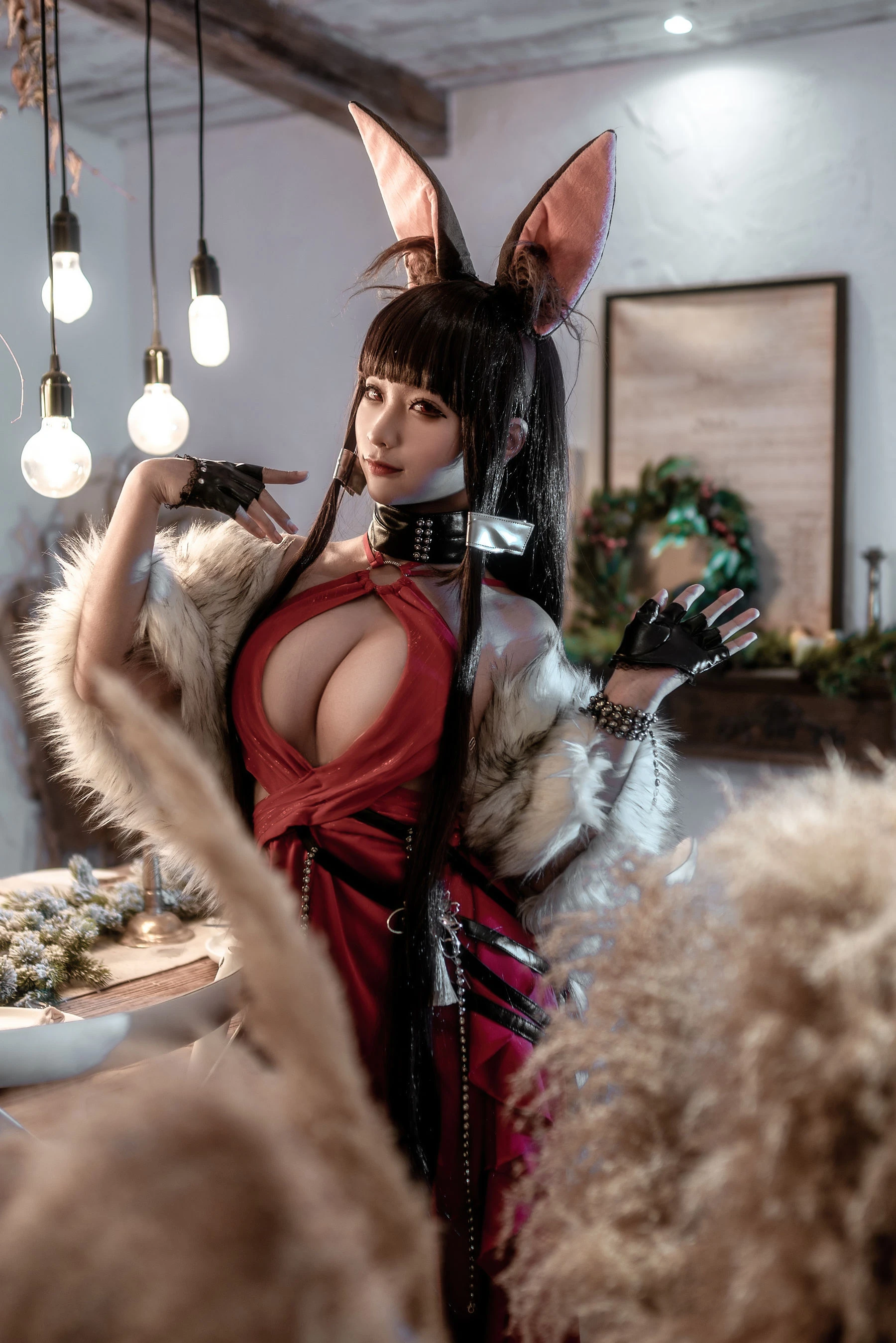 动漫博主蠢沫沫 – Akagi Ruby-Laced Beauty (Azur Lane) [40P]|图集秀