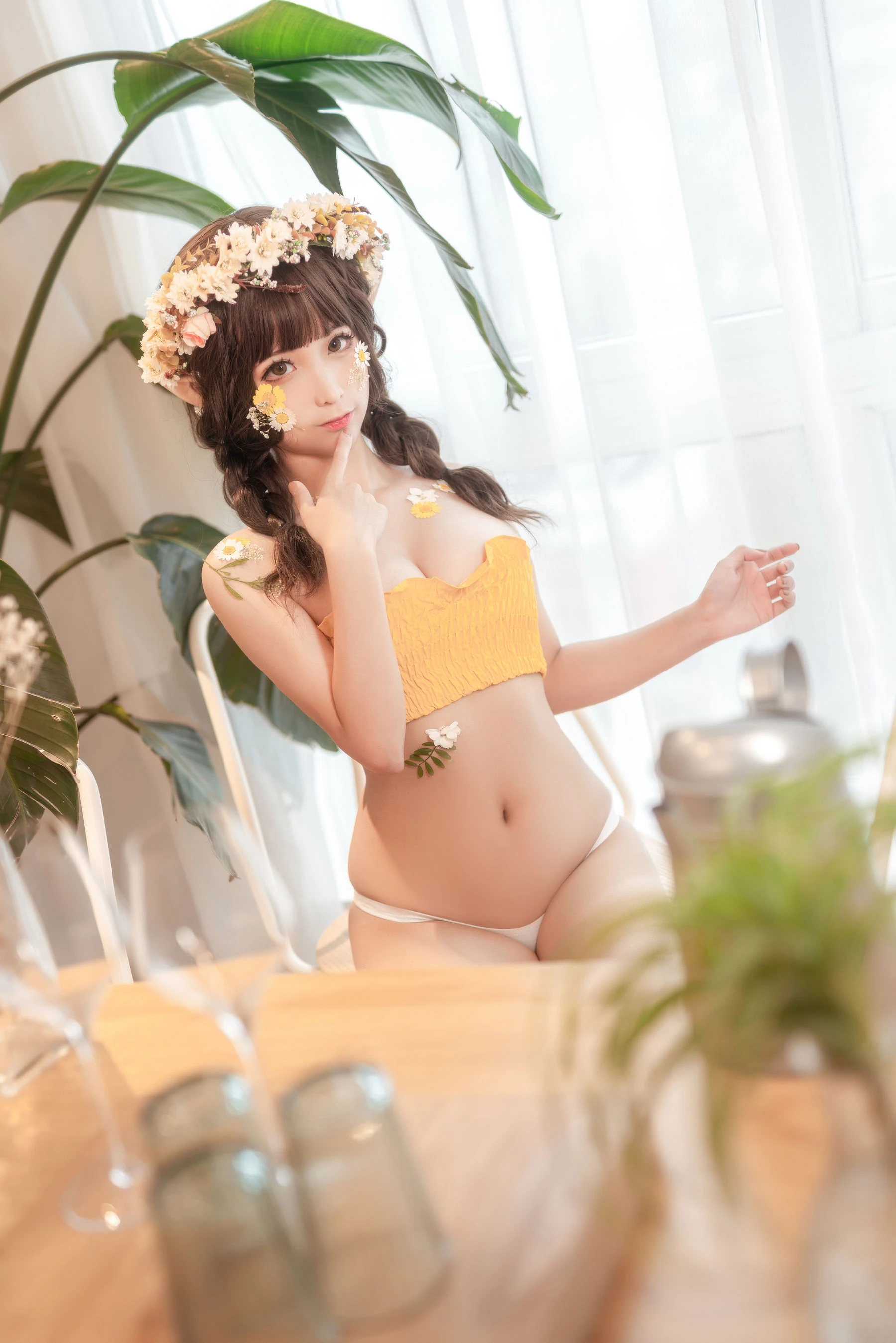 动漫博主蠢沫沫 – 尖耳国度 花精灵 [38P]|图集秀