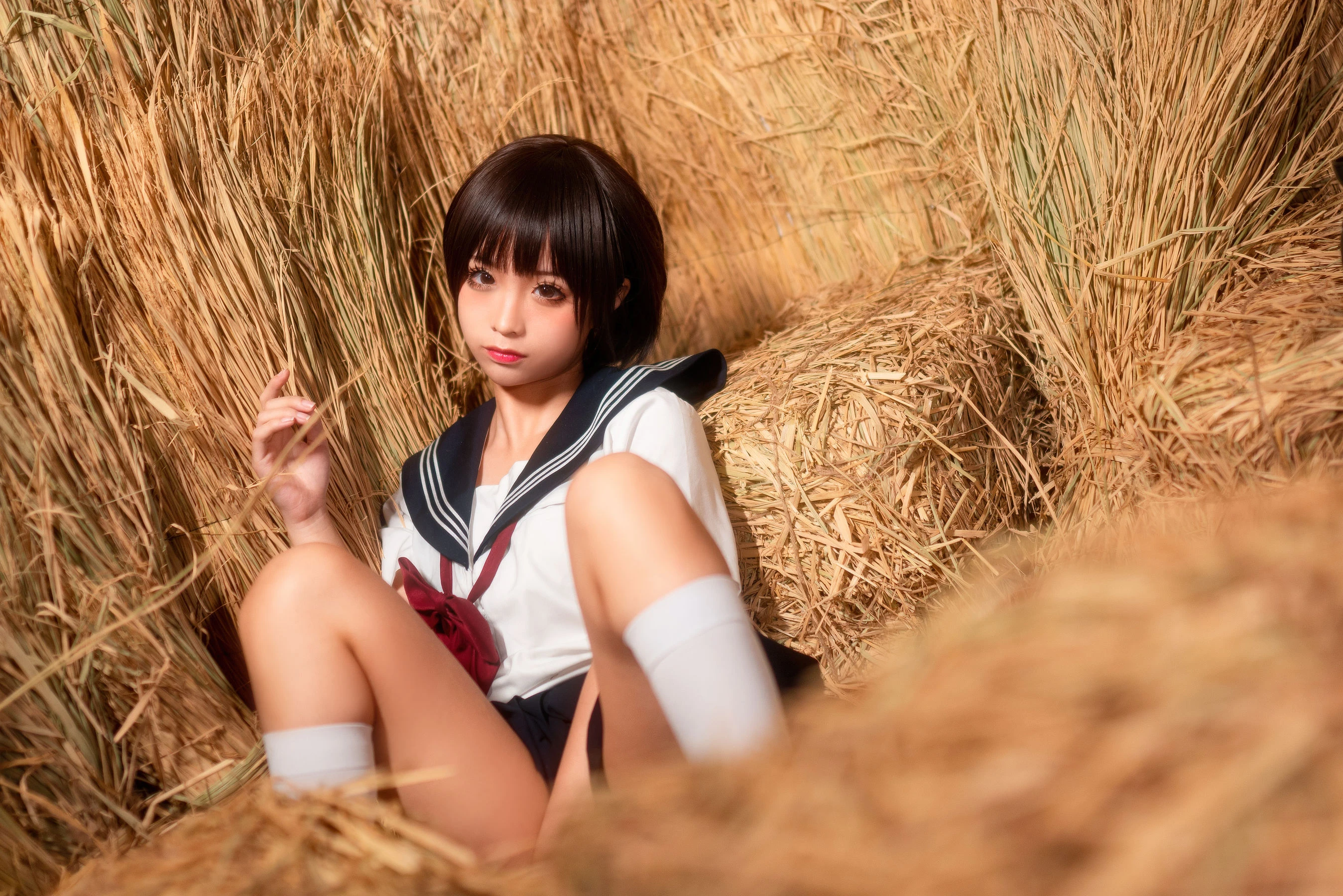 动漫博主蠢沫沫 稻草里的少女 [50P]插图4