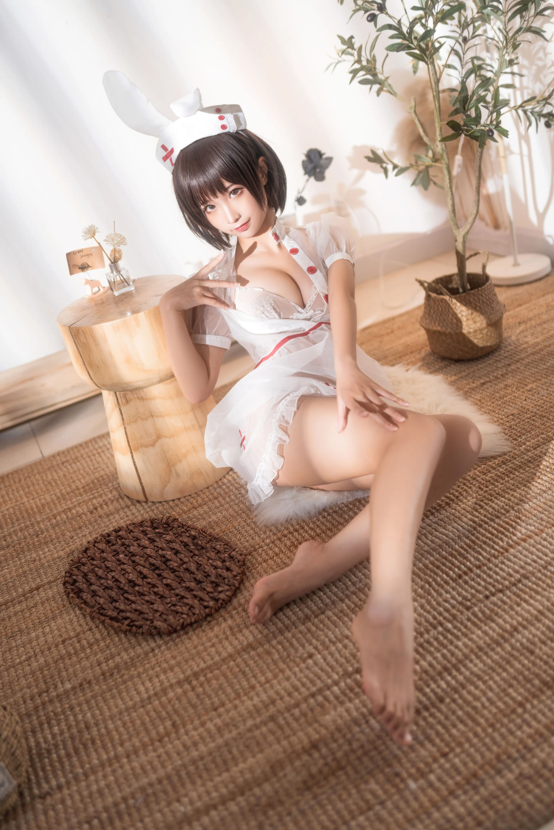 动漫博主蠢沫沫 – 透明护士 [60P]插图2