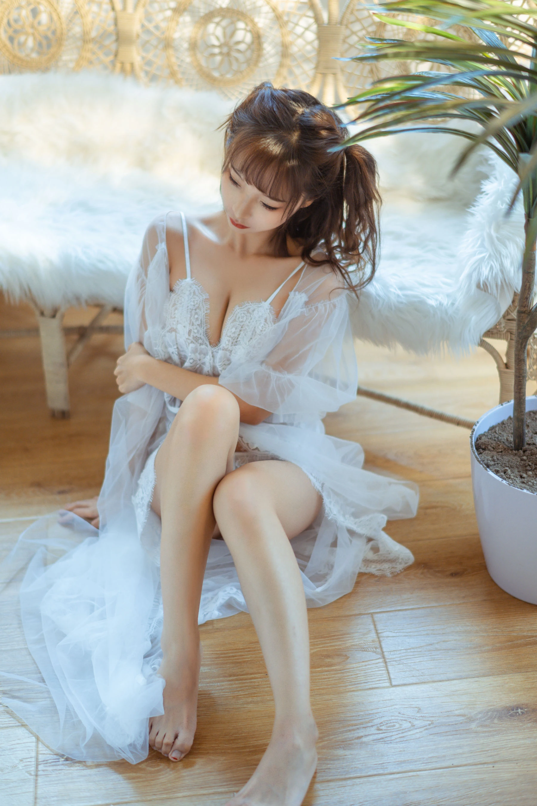 动漫博主蠢沫沫 – 蕾丝睡衣 [31P]|图集秀