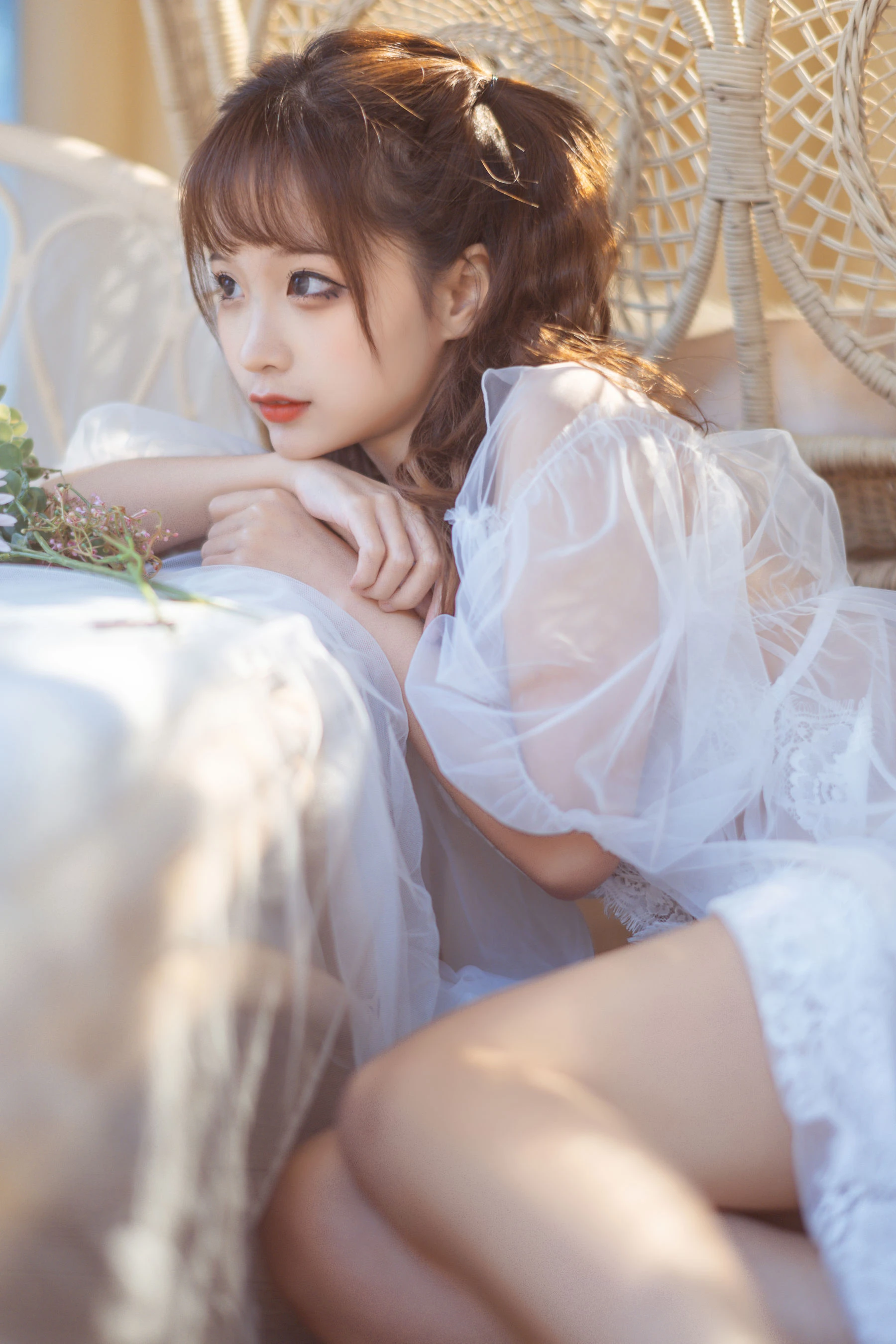 动漫博主蠢沫沫 – 蕾丝睡衣 [31P]插图4