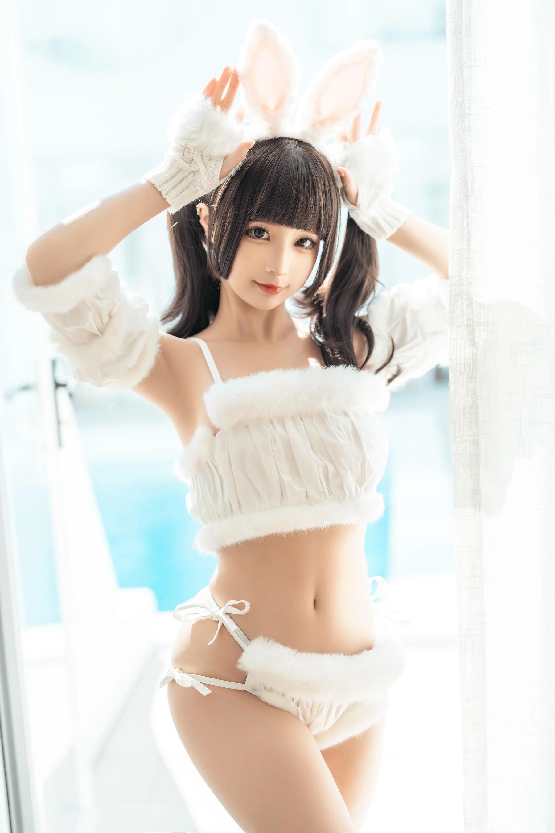 动漫博主蠢沫沫 – 绵绵兔 [56P]插图1