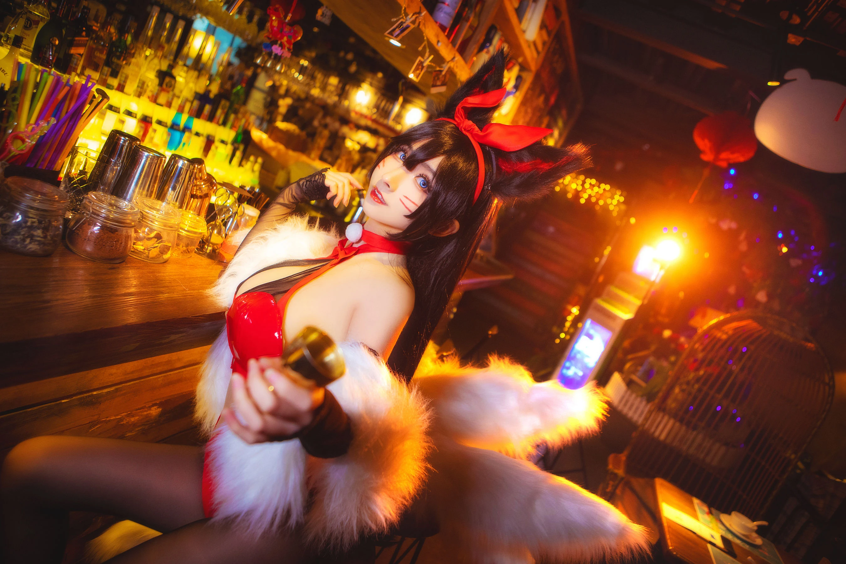 COS福利rioko凉凉子 兔女郎阿狸 [14P]插图5