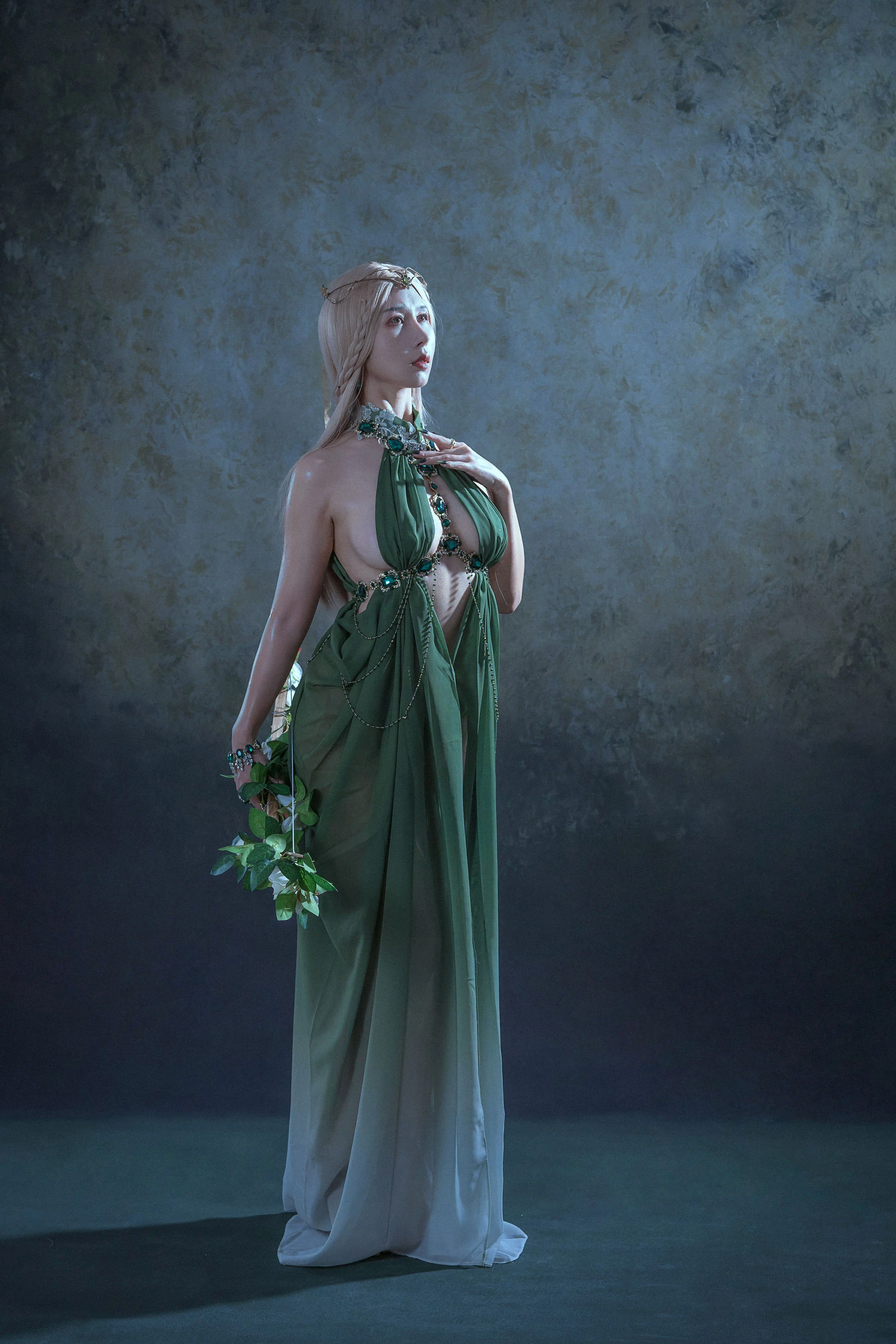 云溪溪 – 奶桃 孔雀石 [40P]插图1