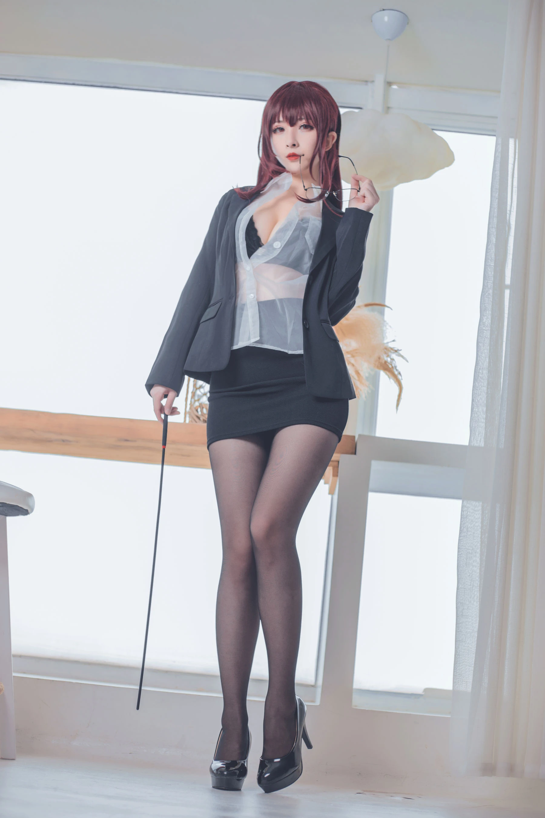 COS福利rioko凉凉子 七夕教师 [19P]插图2