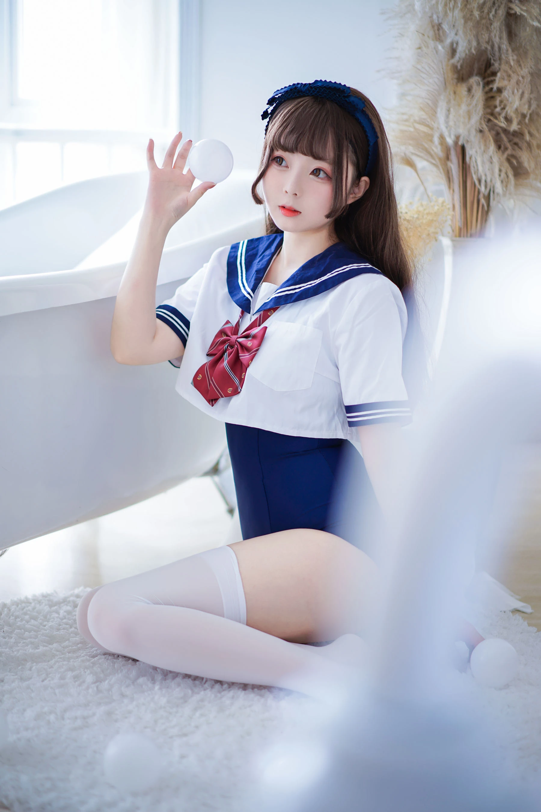 Cosplay日奈娇 – 制服死库水 [40P]插图2