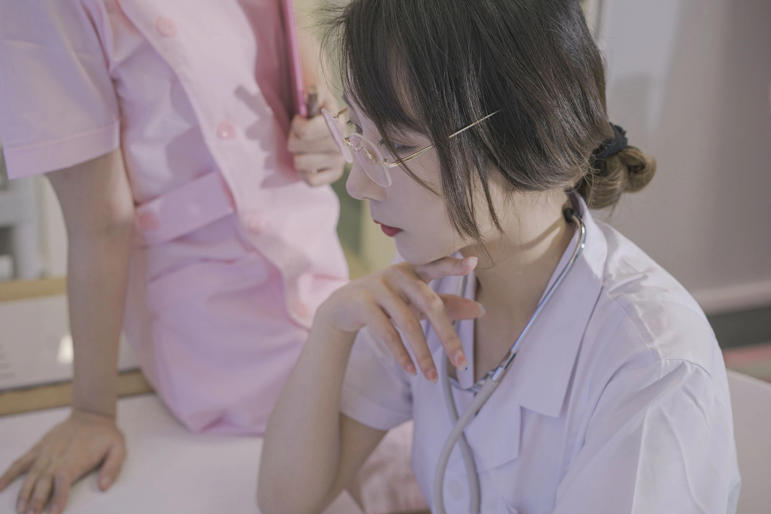 云溪溪&奶桃桃 N47医护 [80P]插图5