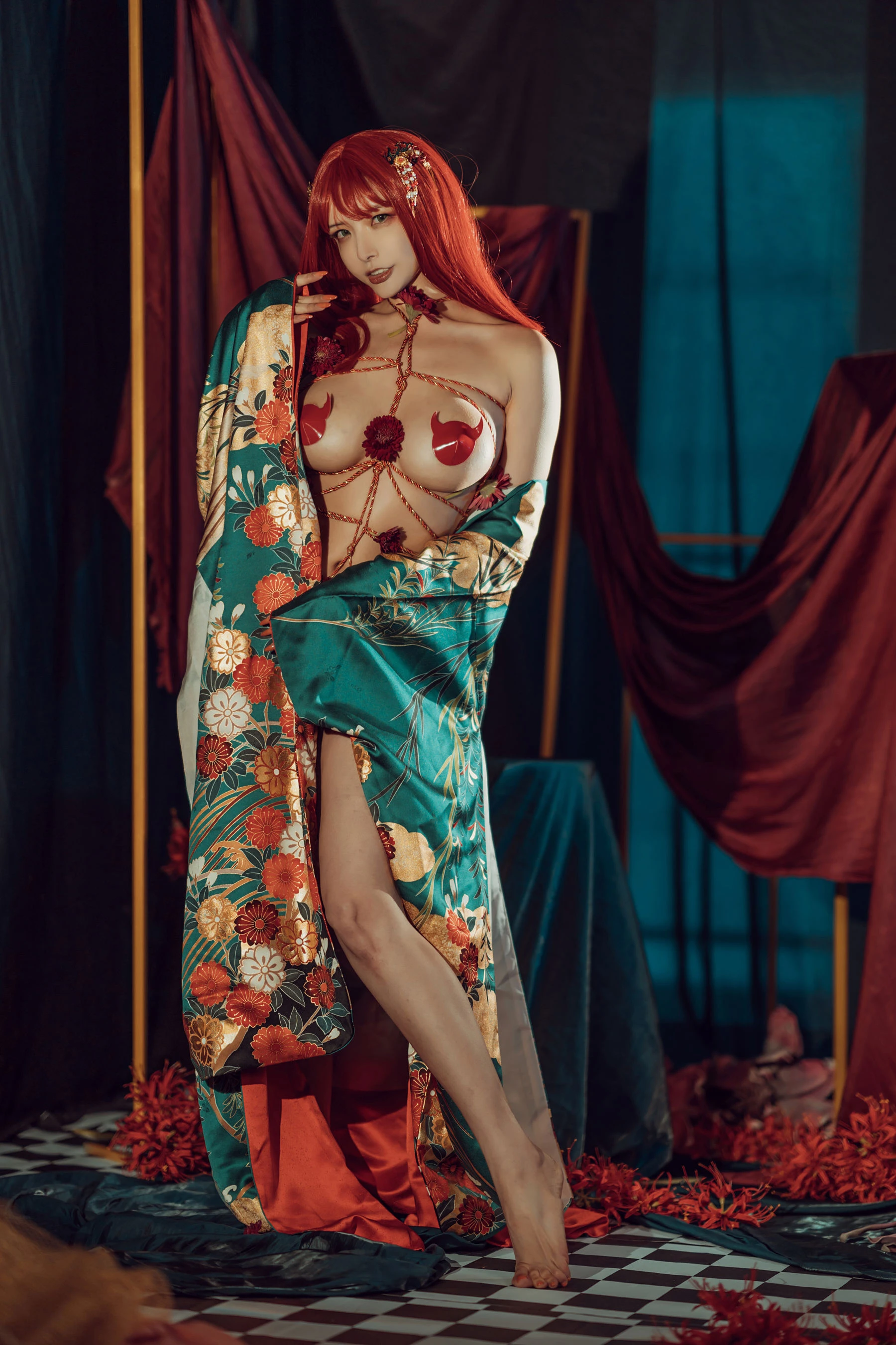 秋和柯基(夏小秋秋秋) – 和服 [36P]插图2