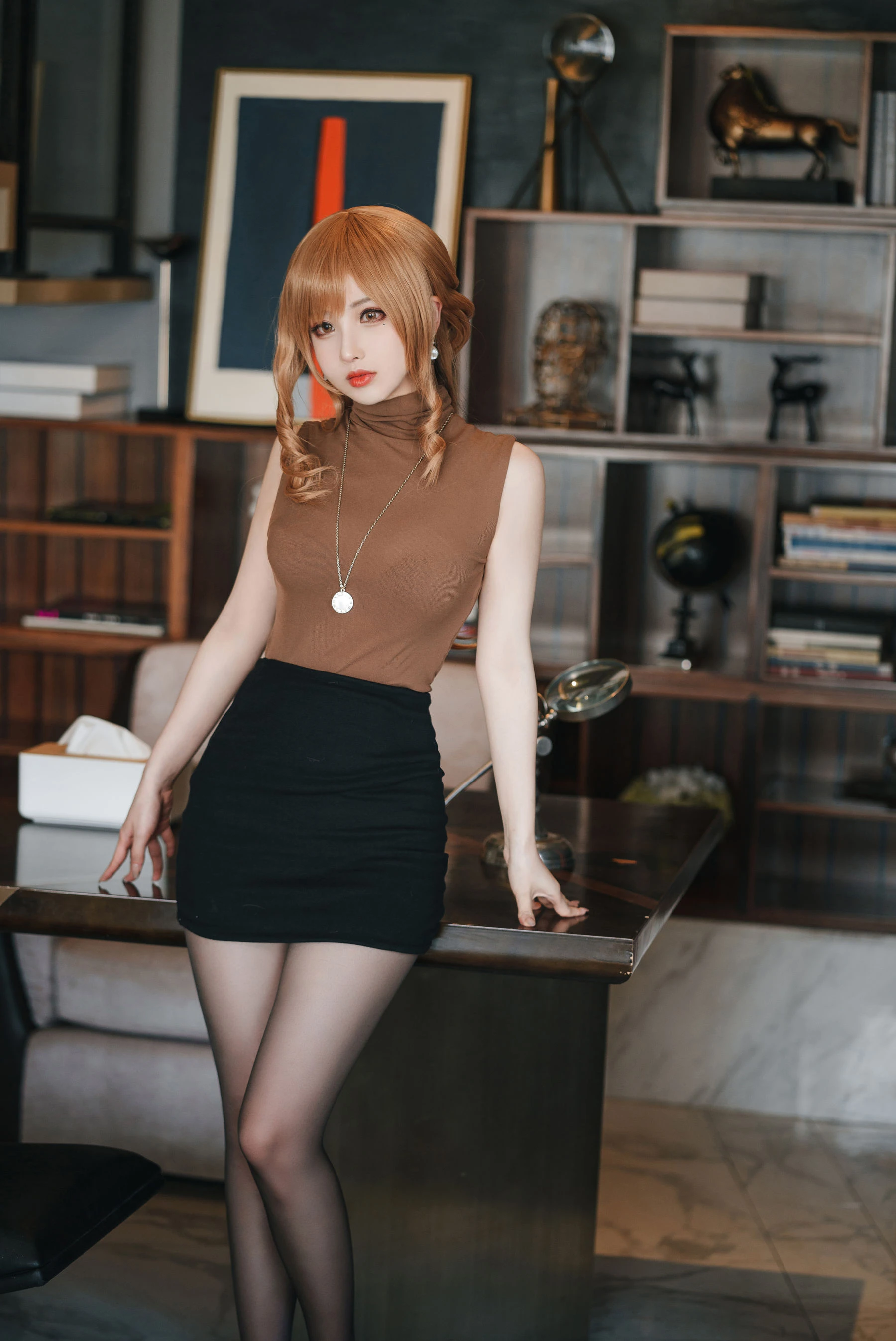 COS福利rioko凉凉子(肉扣热热子) – 人妻的一天-公司篇 [30P]插图2