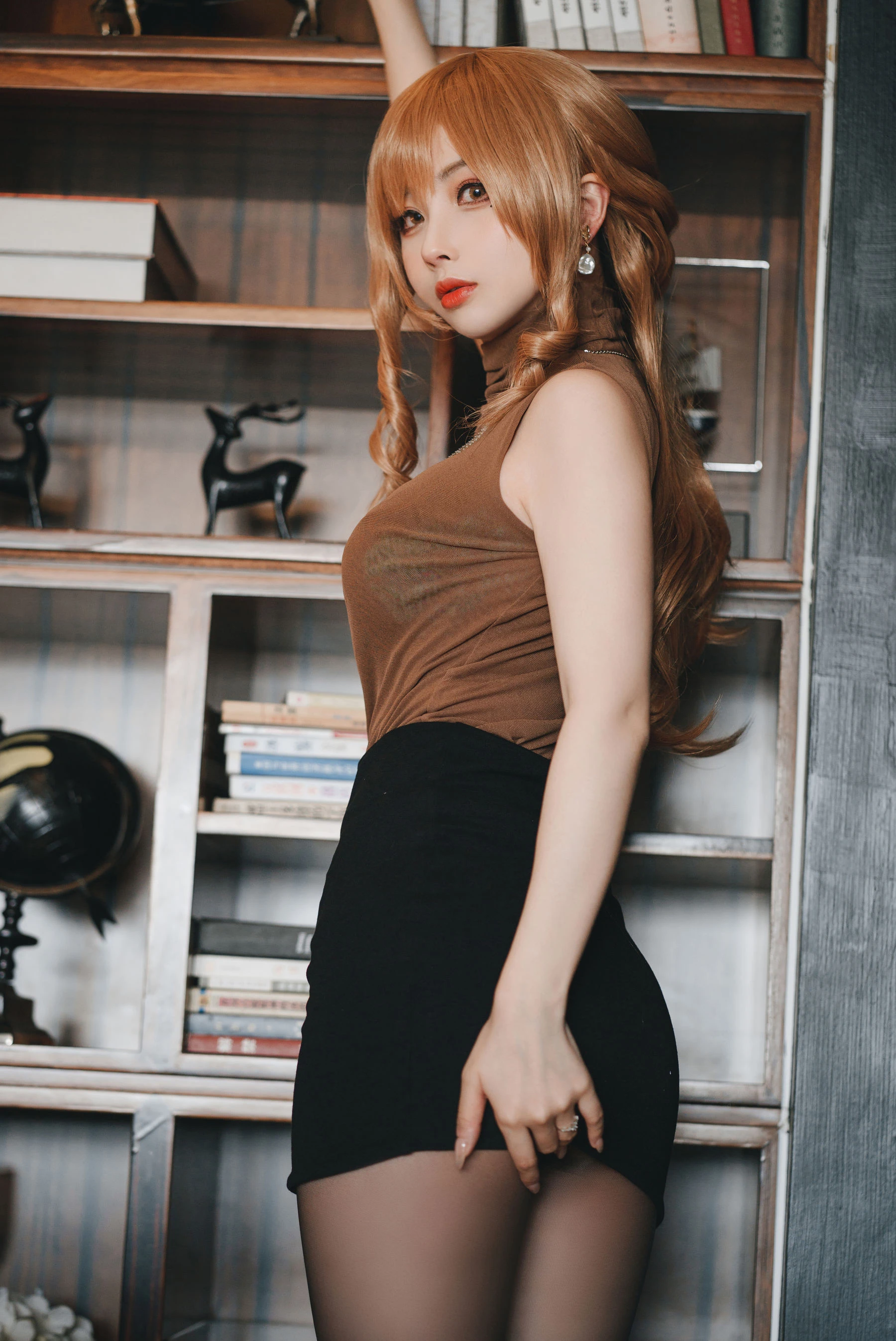 COS福利rioko凉凉子(肉扣热热子) – 人妻的一天-公司篇 [30P]插图4