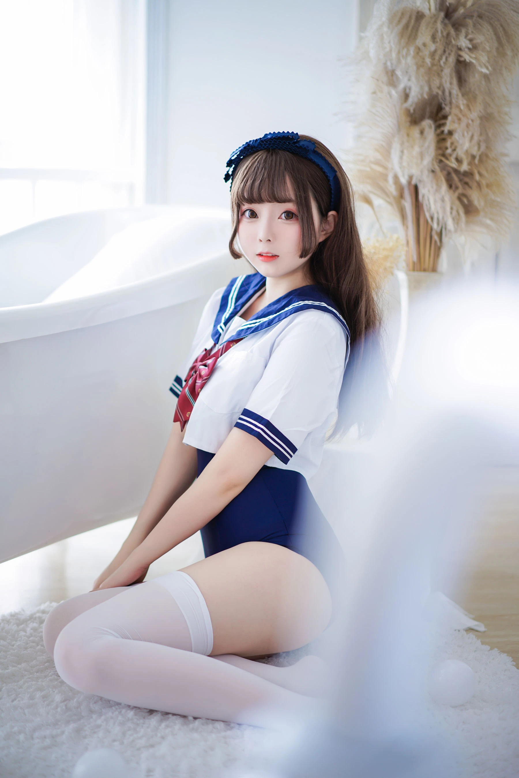 Cosplay日奈娇 – 制服死库水 [40P]插图4