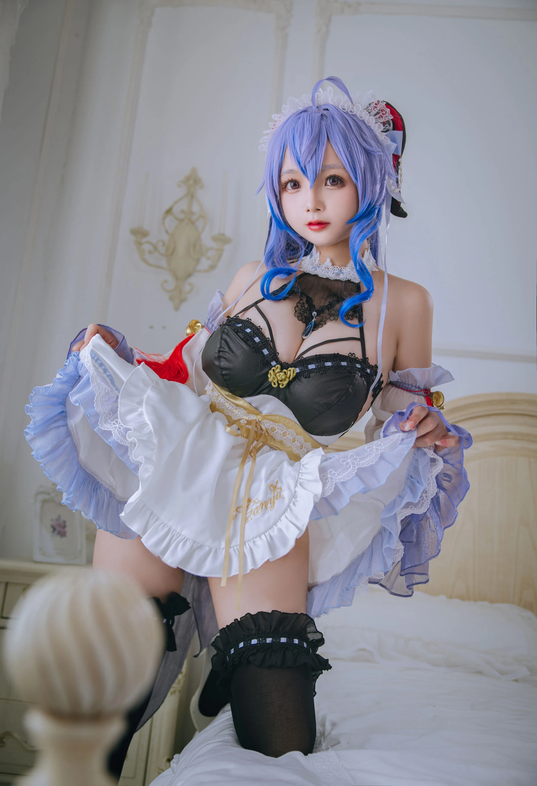 Cosplay日奈娇 – 甘雨女仆 [23P]插图2