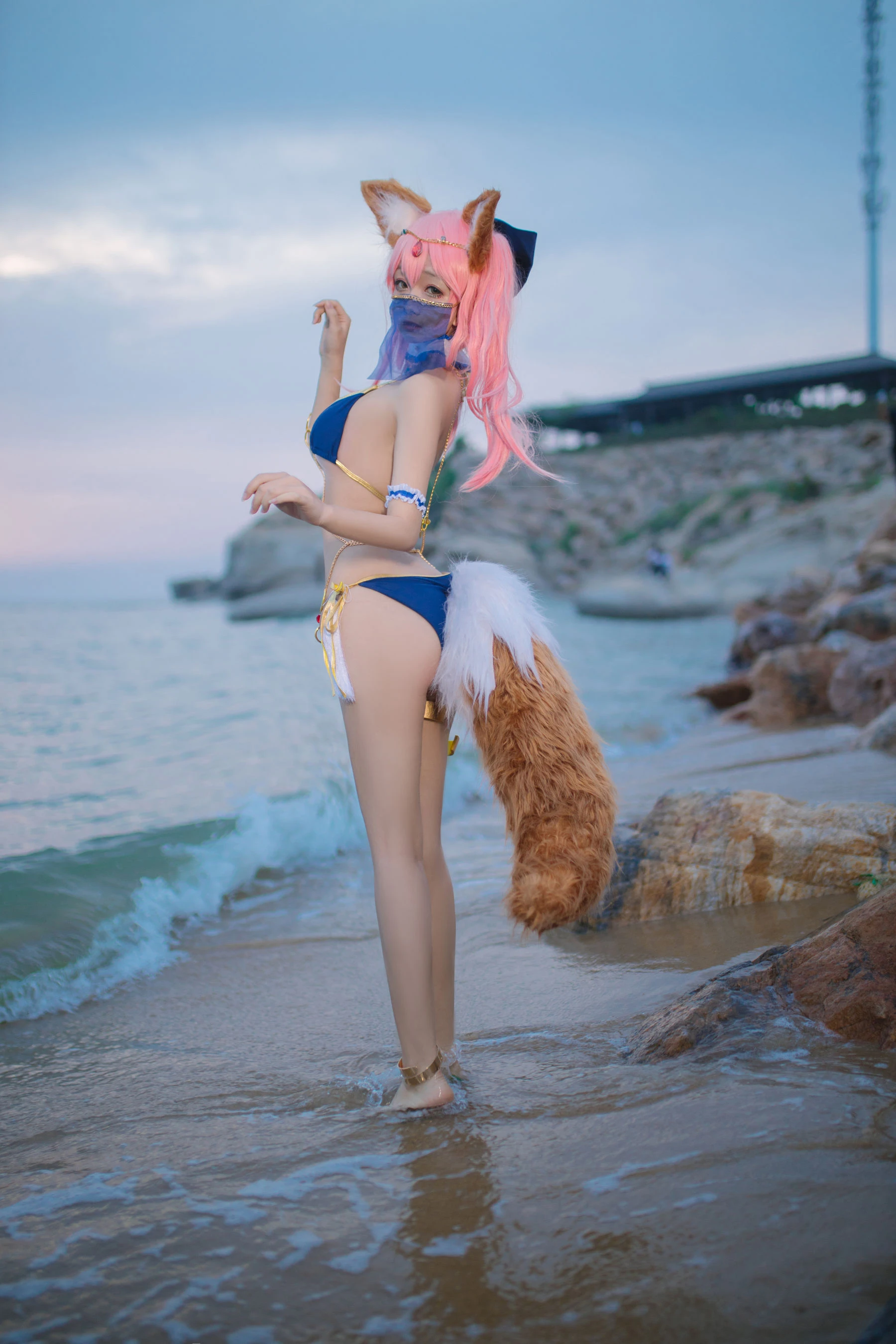 Cosplay日奈娇 – 玉藻前 阿拉伯舞娘 [37P]插图4