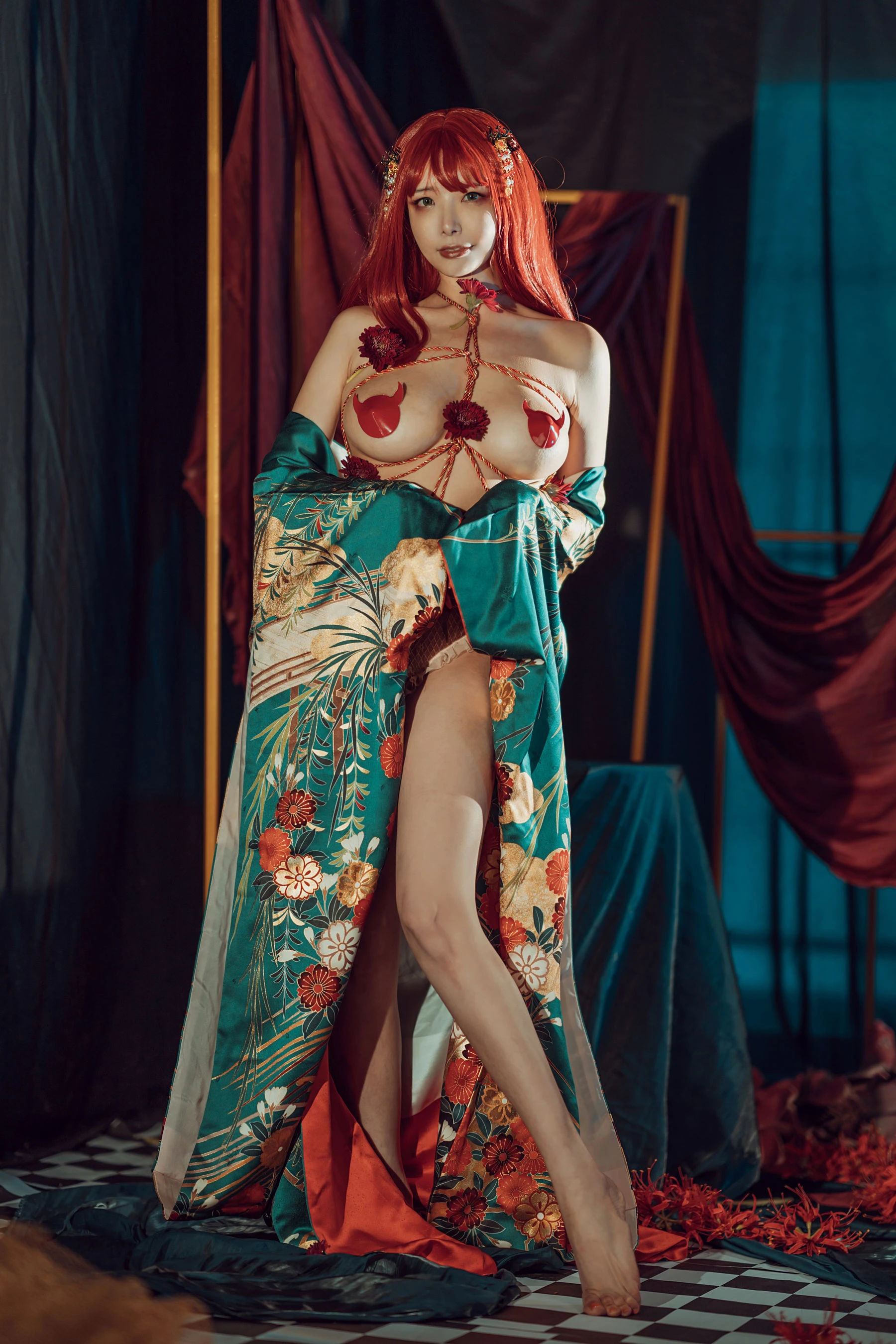 秋和柯基(夏小秋秋秋) – 和服 [36P]插图1