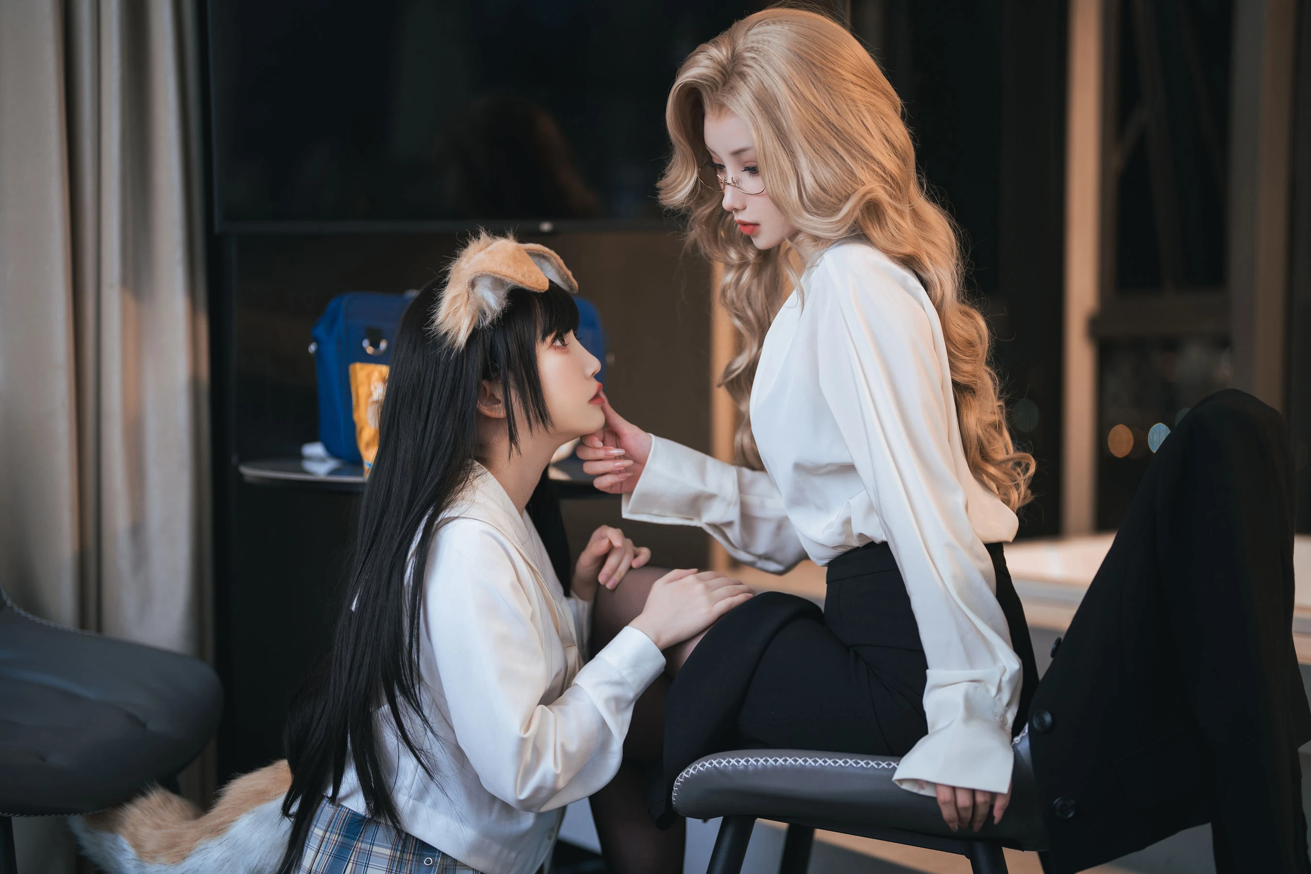 rioko凉凉子&面饼仙儿 – 女上司双人版 [40P]插图2