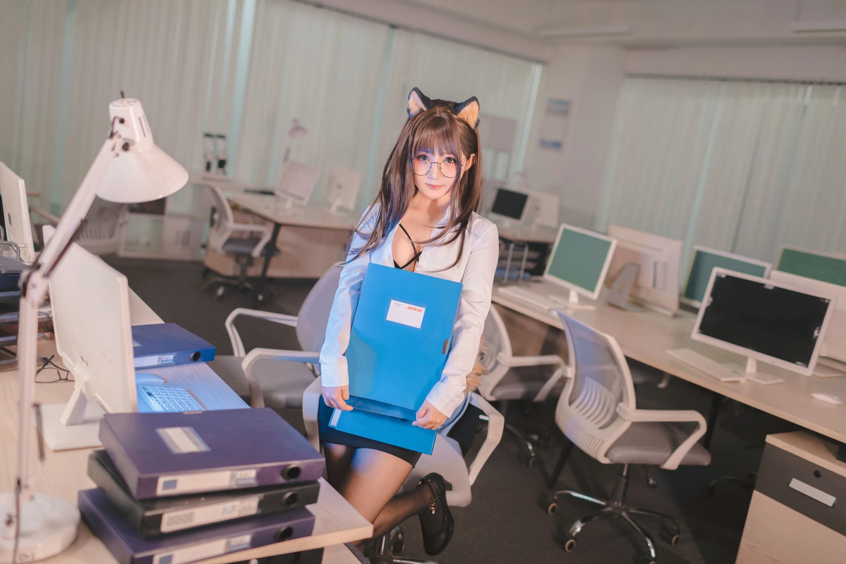 桜井宁宁 – 柴犬OL [59P]插图4