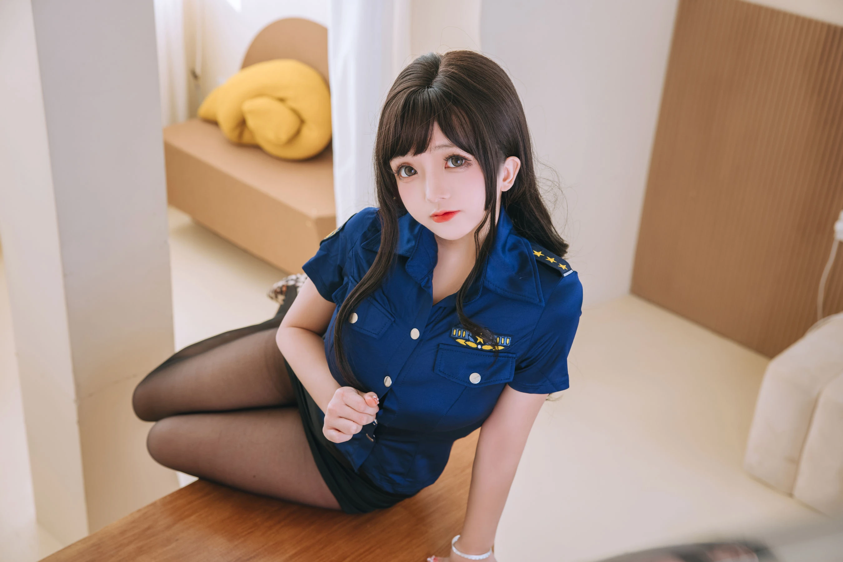 Cosplay日奈娇 – 豹纹女警 [109P]插图4