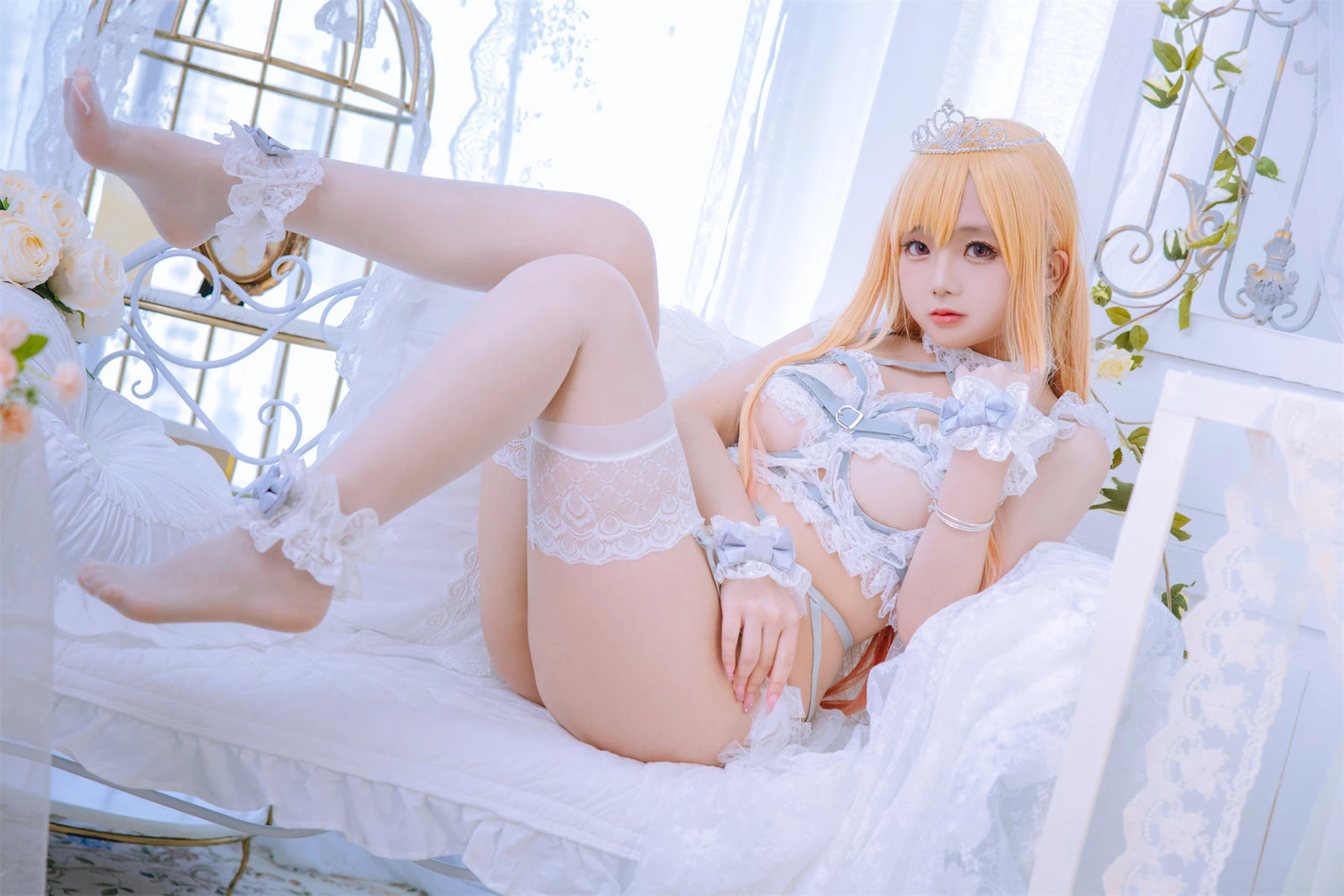 Cosplay日奈娇 – 喜多川海梦 花嫁 [71P]插图5